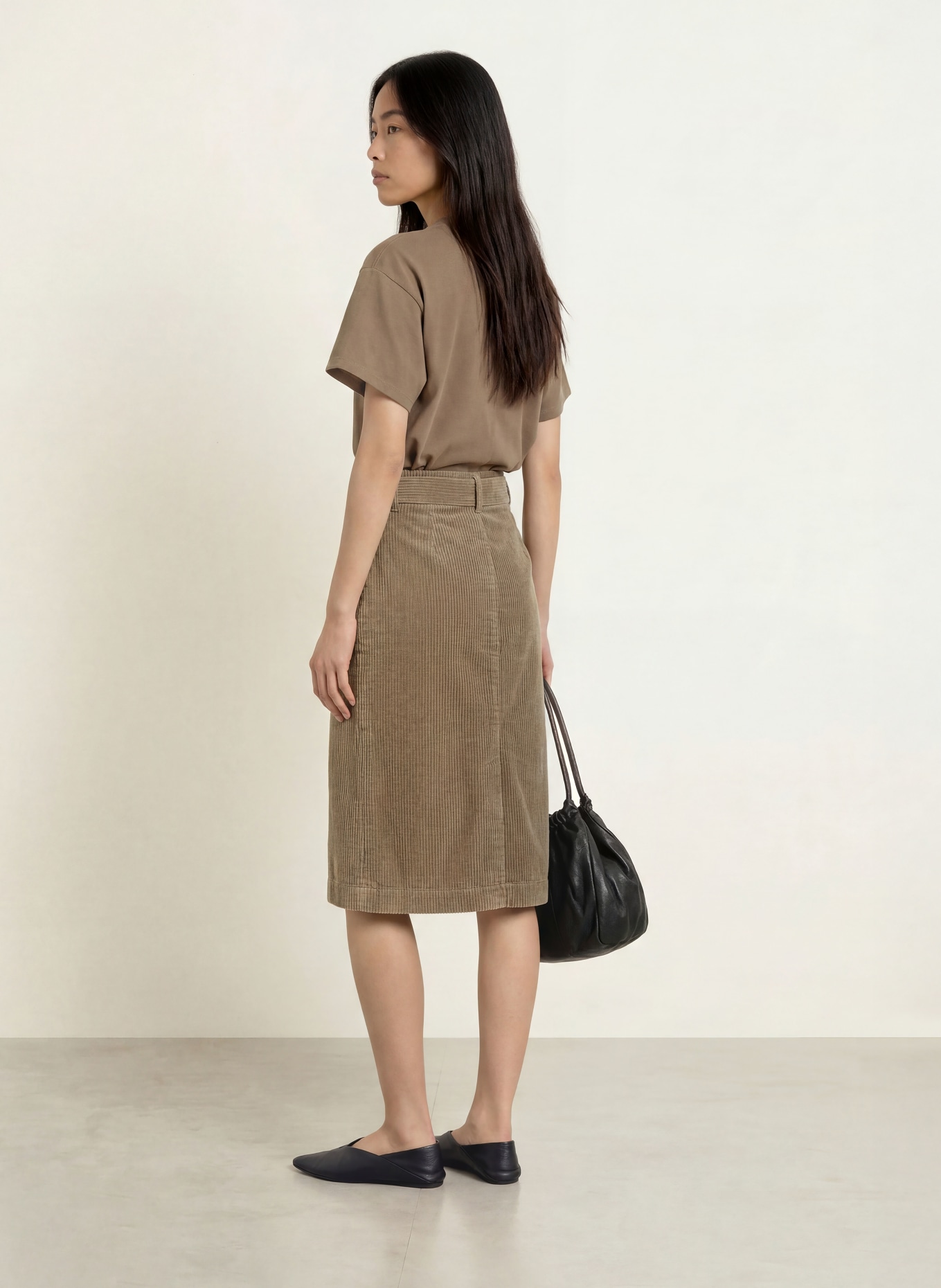 Marc O'Polo Corduroy skirt: BEIGE