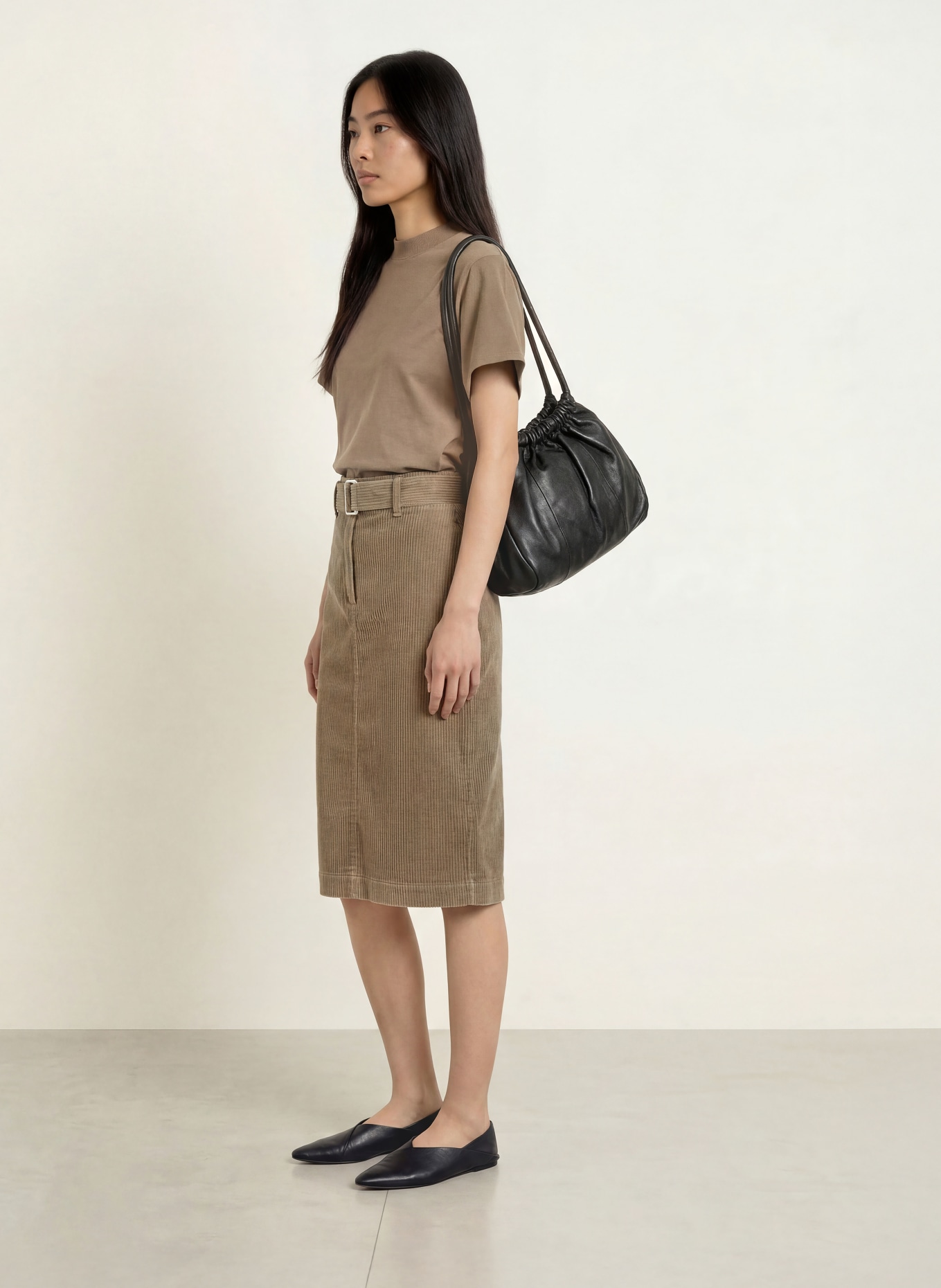 Marc O'Polo Corduroy skirt: BEIGE
