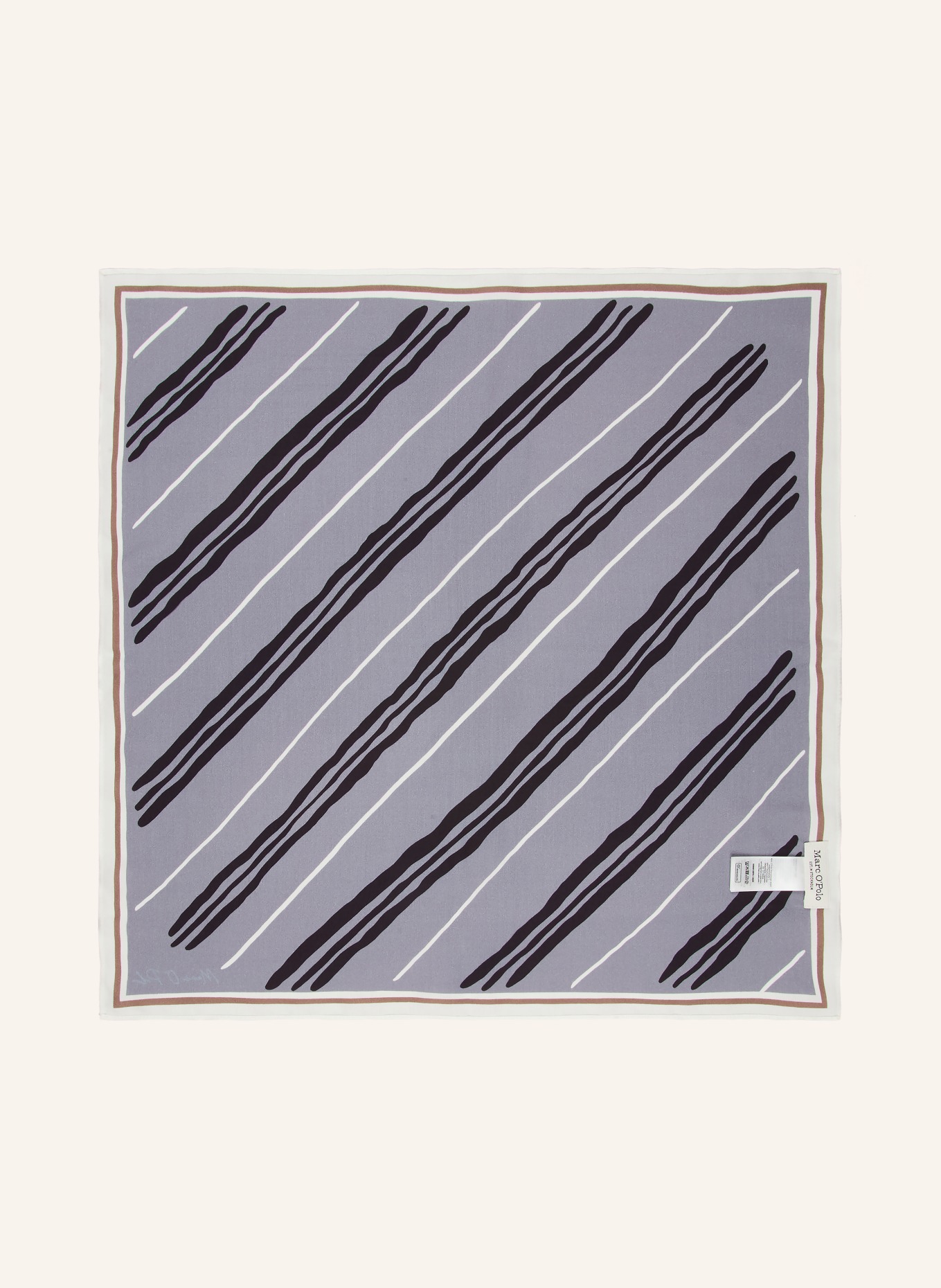 Marc O'Polo Scarf: DUSKY PINK / WHITE / BLACK