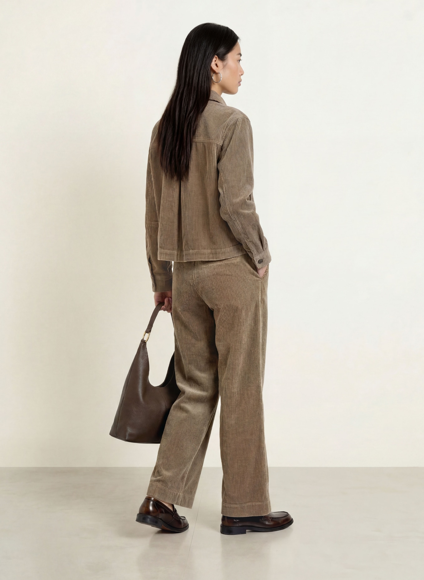 Marc O'Polo Cord-Overshirt: BEIGE