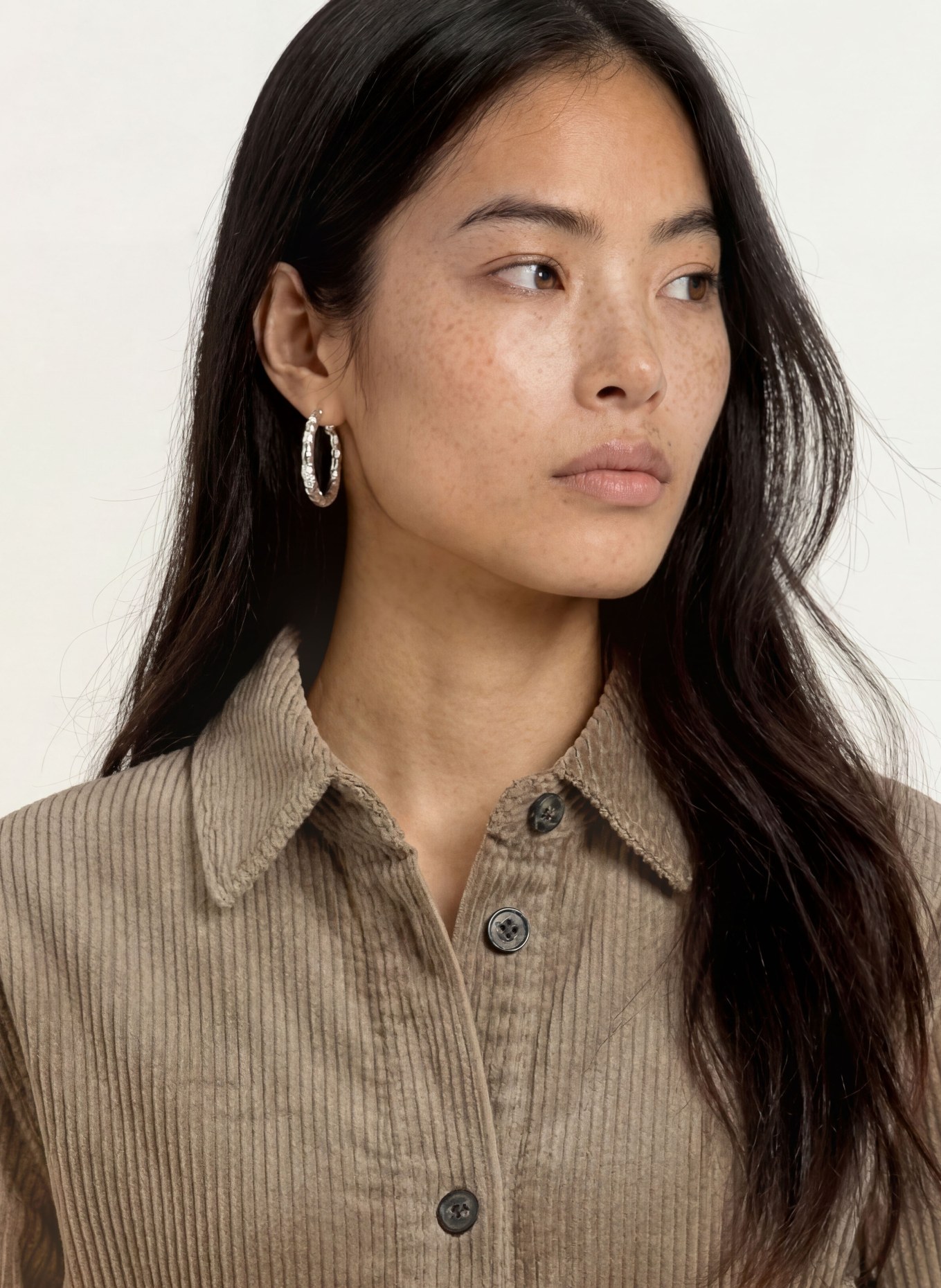 Marc O'Polo Cord-Overshirt: BEIGE