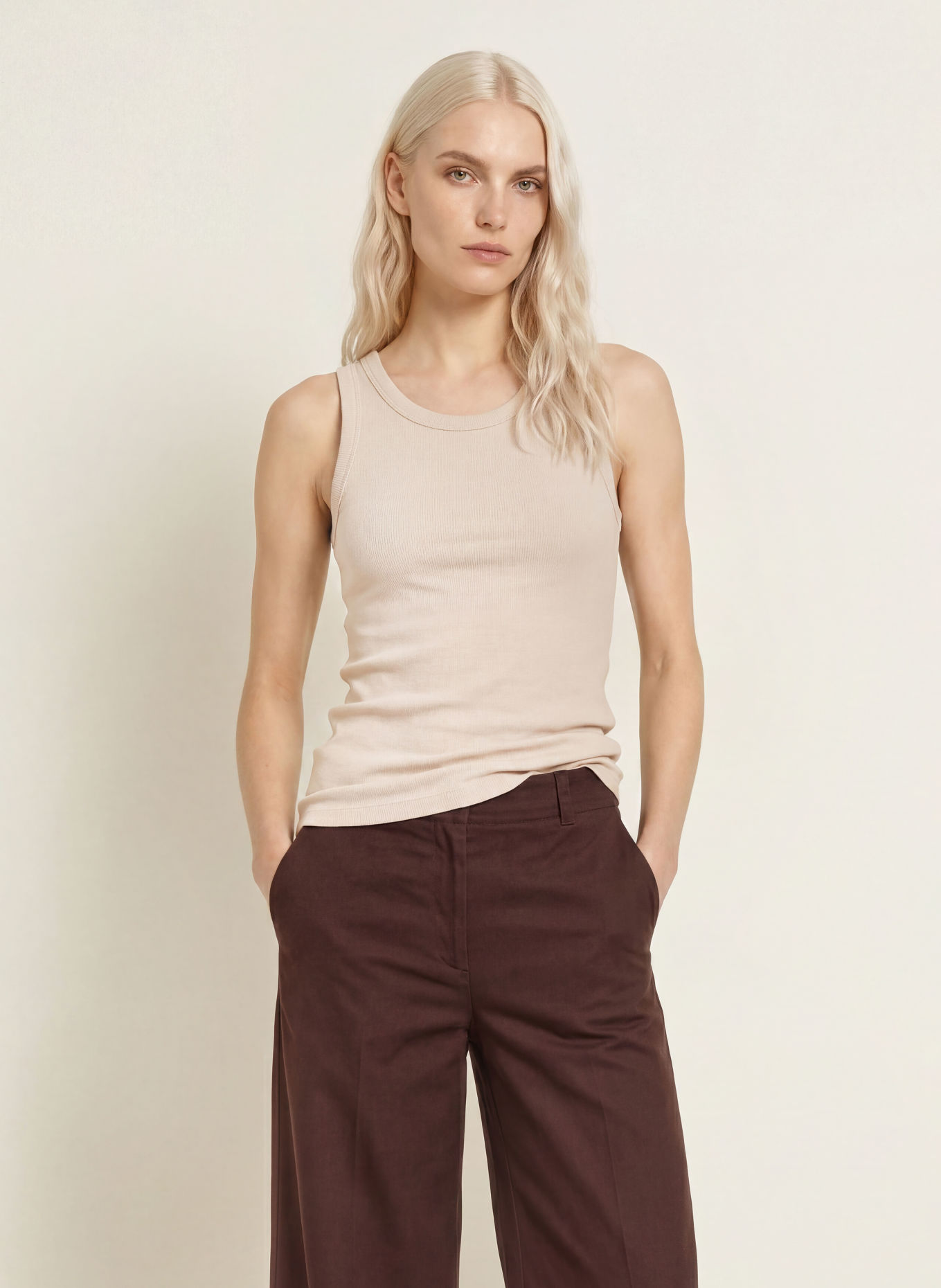 Marc O'Polo Topp: BEIGE
