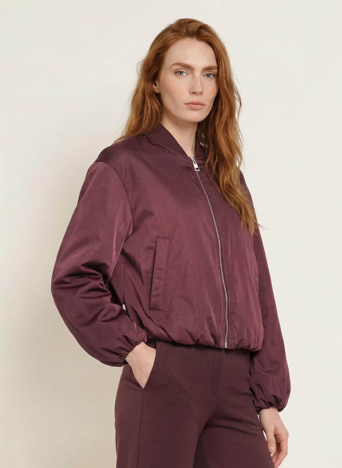 Marc O'Polo Blouson: MØRKERØD