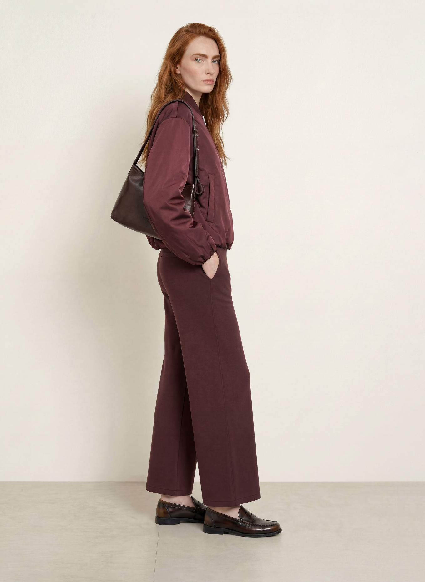 Marc O'Polo Blouson: MØRKERØD