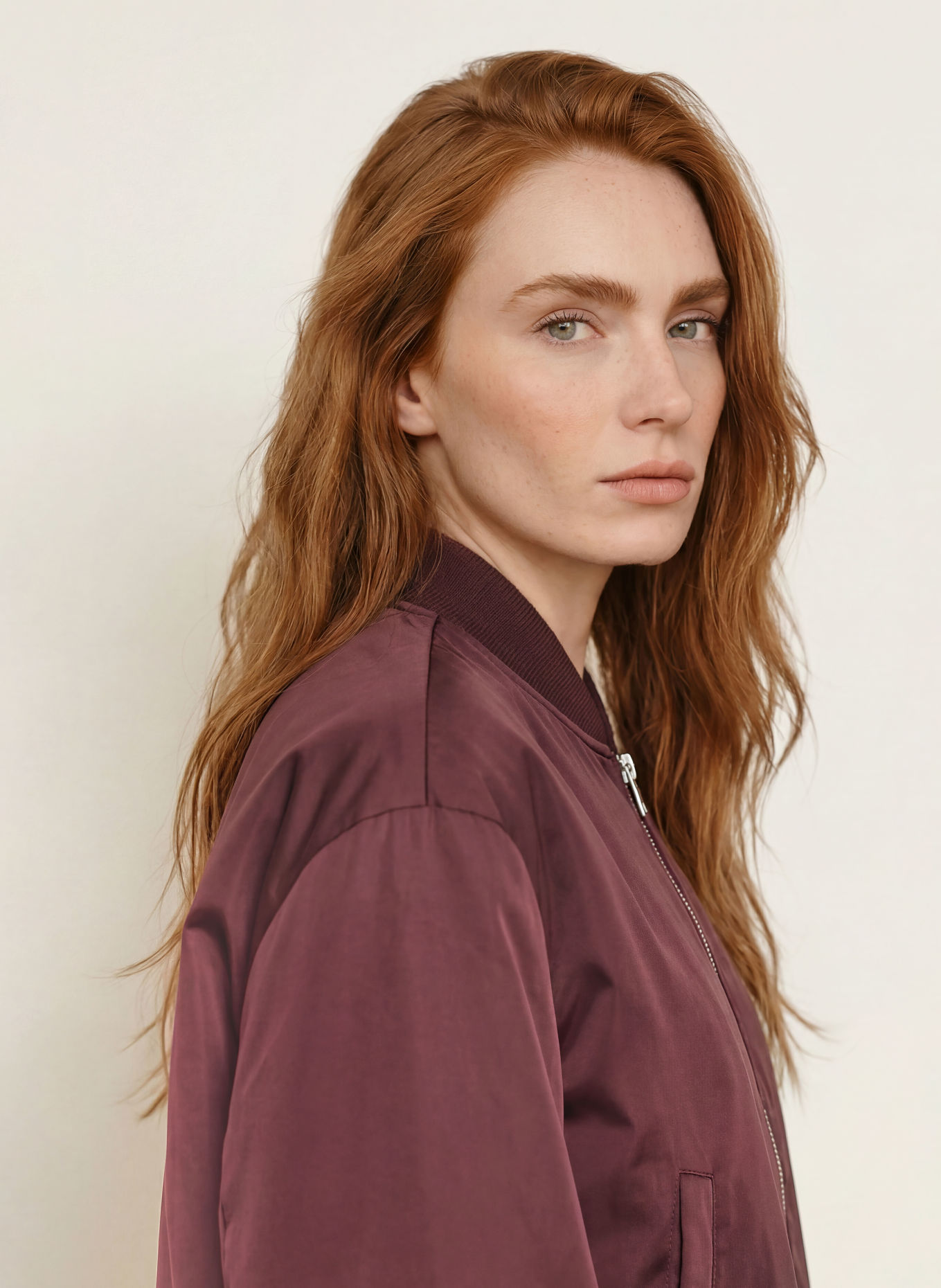 Marc O'Polo Blouson: MØRKERØD