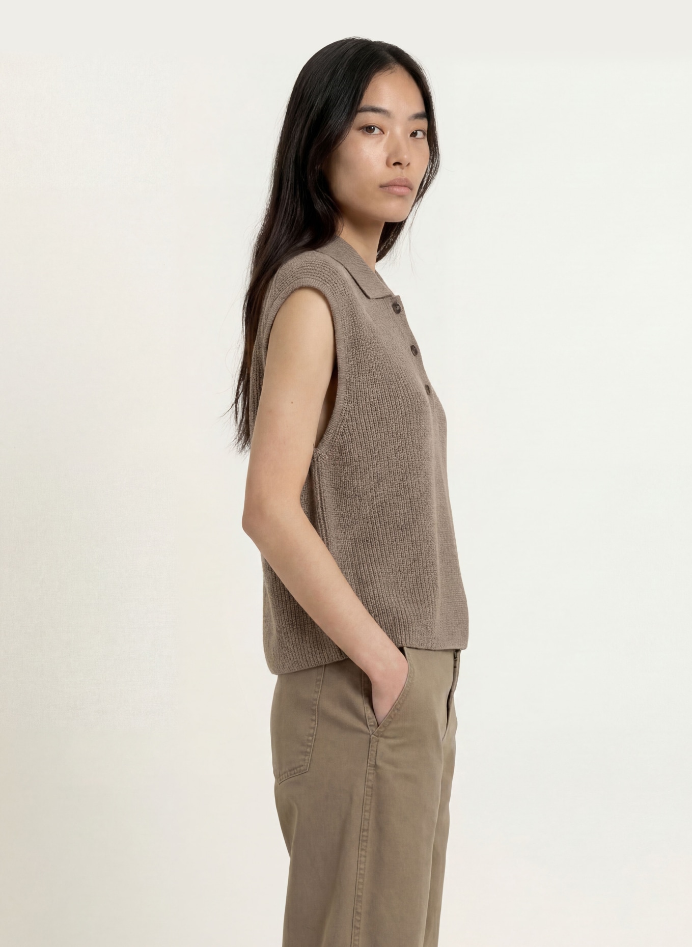 Marc O'Polo Sweater vest: TAUPE
