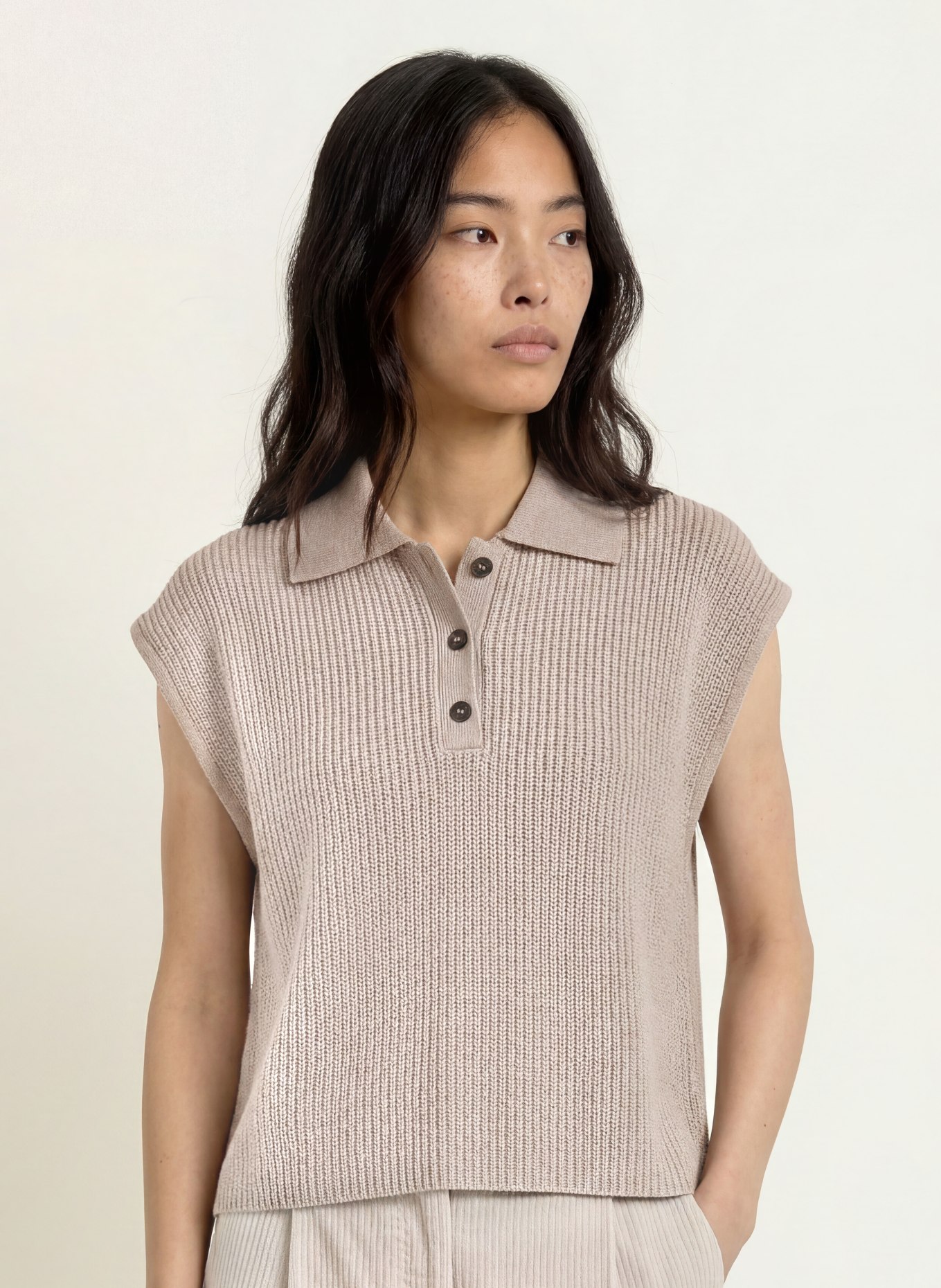 Marc O'Polo Sweater vest: TAUPE