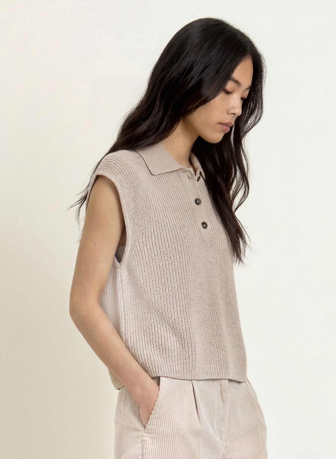 Marc O'Polo Sweater vest: TAUPE