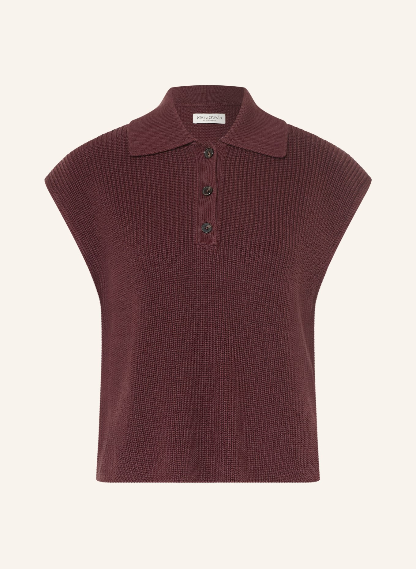 Marc O'Polo Sweater vest: DARK PURPLE