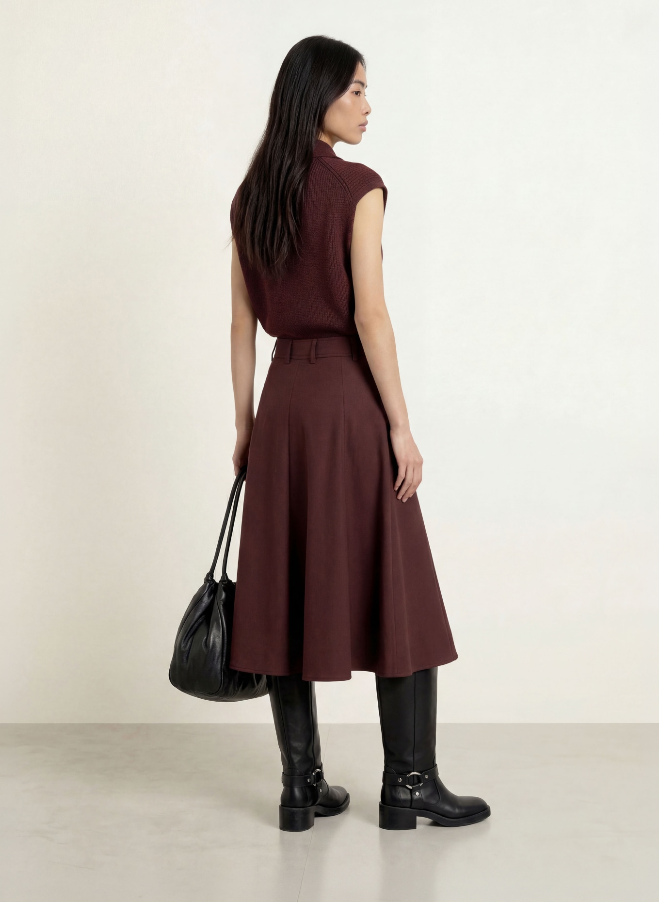 Marc O'Polo Sweater vest: DARK PURPLE