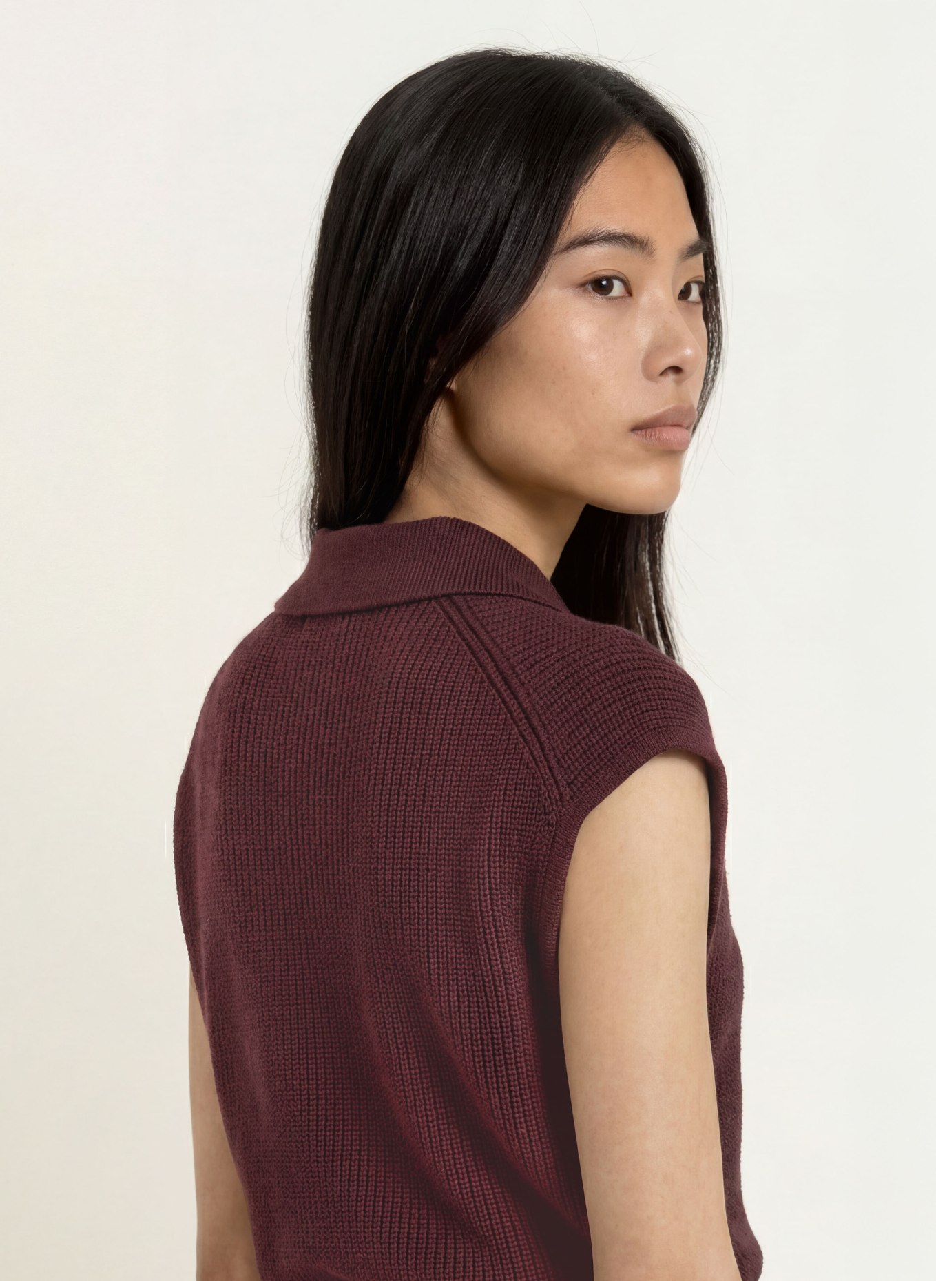 Marc O'Polo Sweater vest: DARK PURPLE