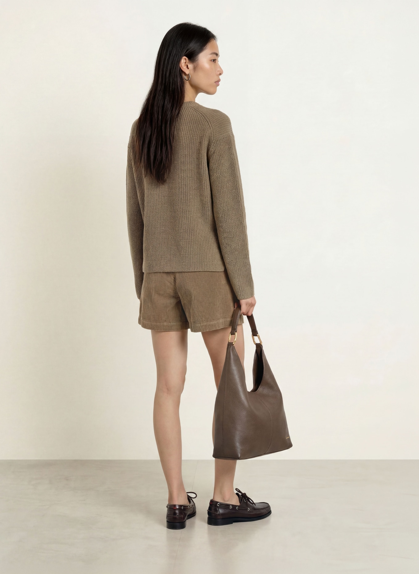 Marc O'Polo Short en velours côtelé: BEIGE