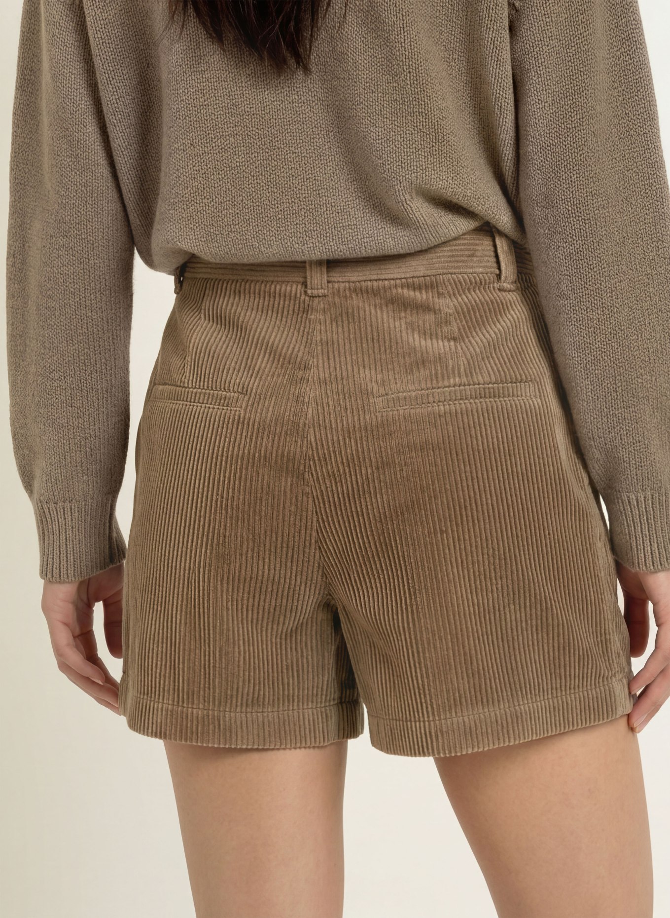 Marc O'Polo Short en velours côtelé: BEIGE