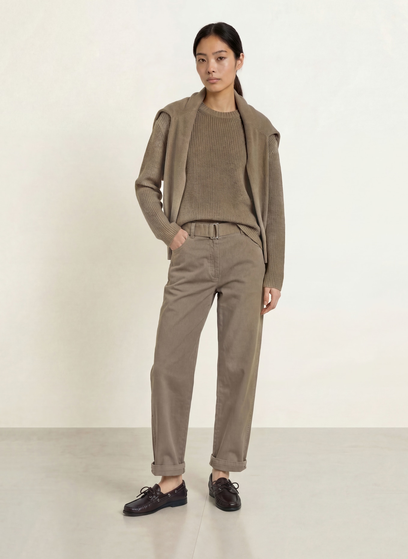 Marc O'Polo Pull: TAUPE