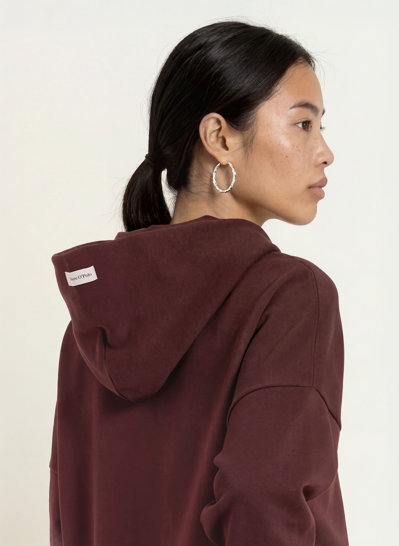 Marc O'Polo Hoodie: DUNKELROT
