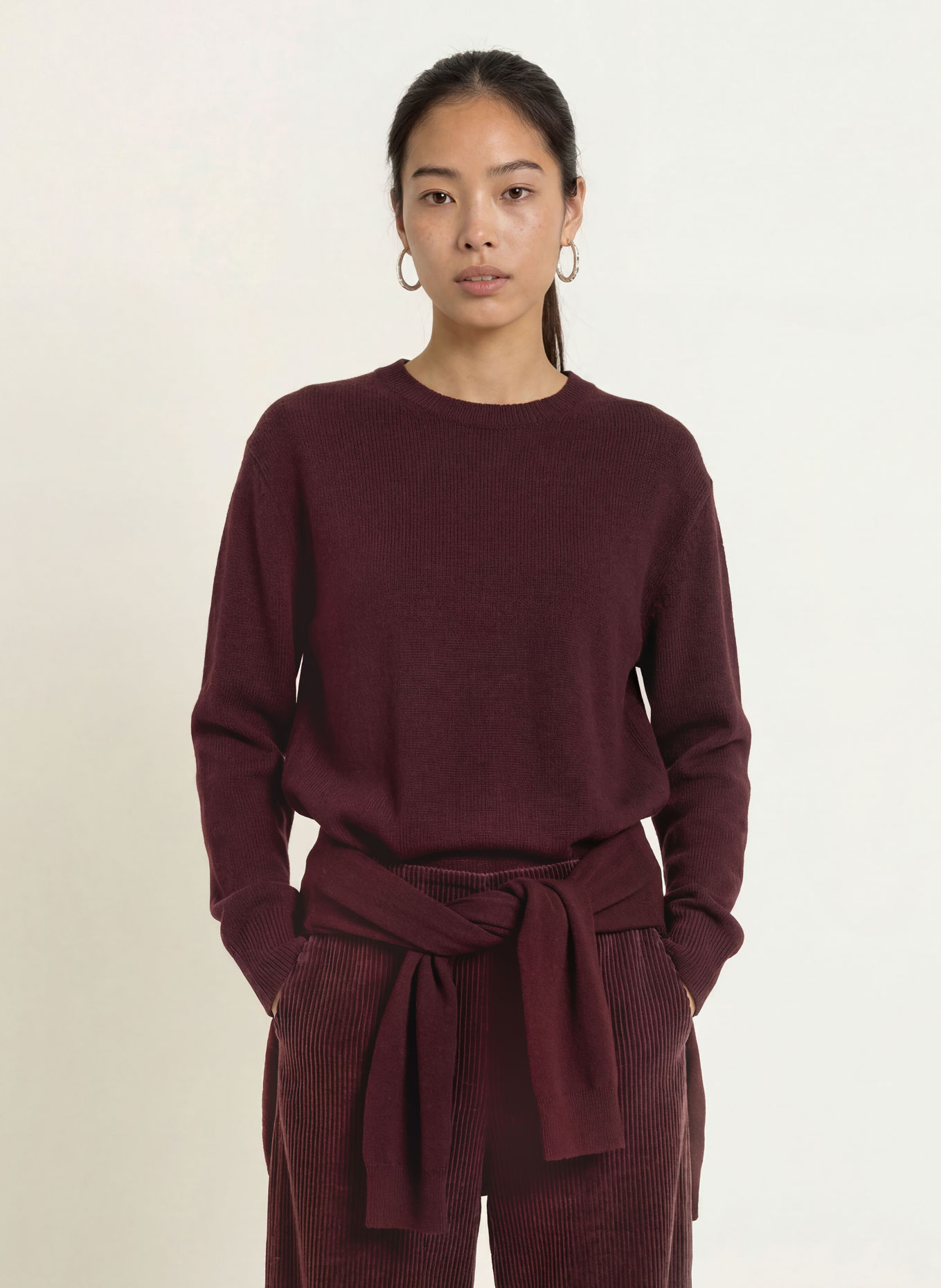 Marc O'Polo Sweter: CIEMNOBRĄZOWY