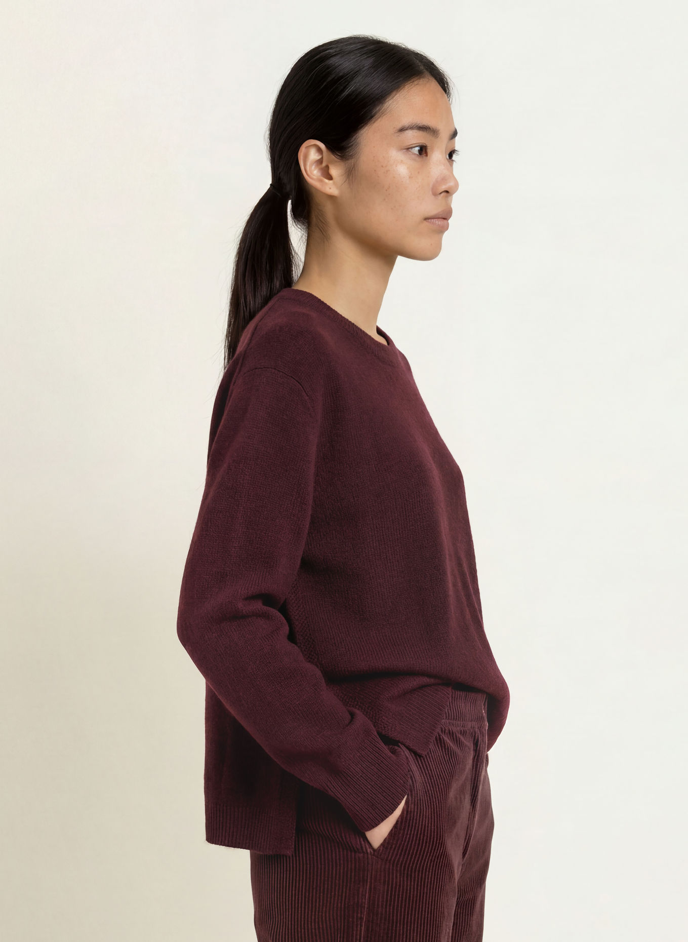 Marc O'Polo Sweter: CIEMNOBRĄZOWY