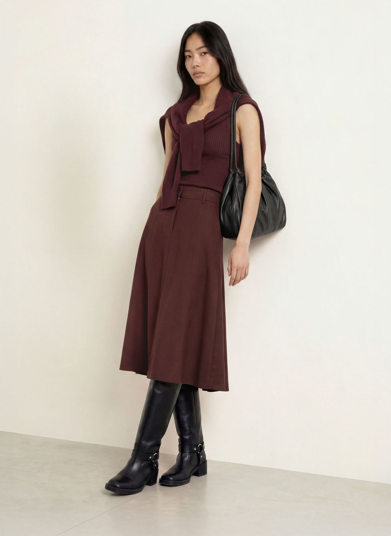 Marc O'Polo Top: DUNKELROT
