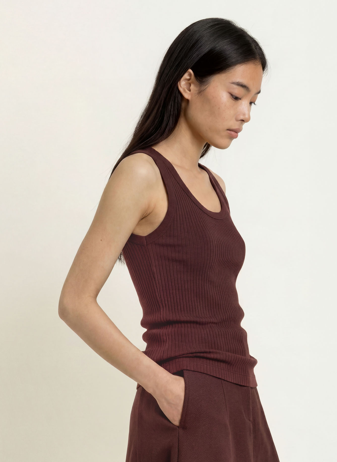 Marc O'Polo Top: DUNKELROT