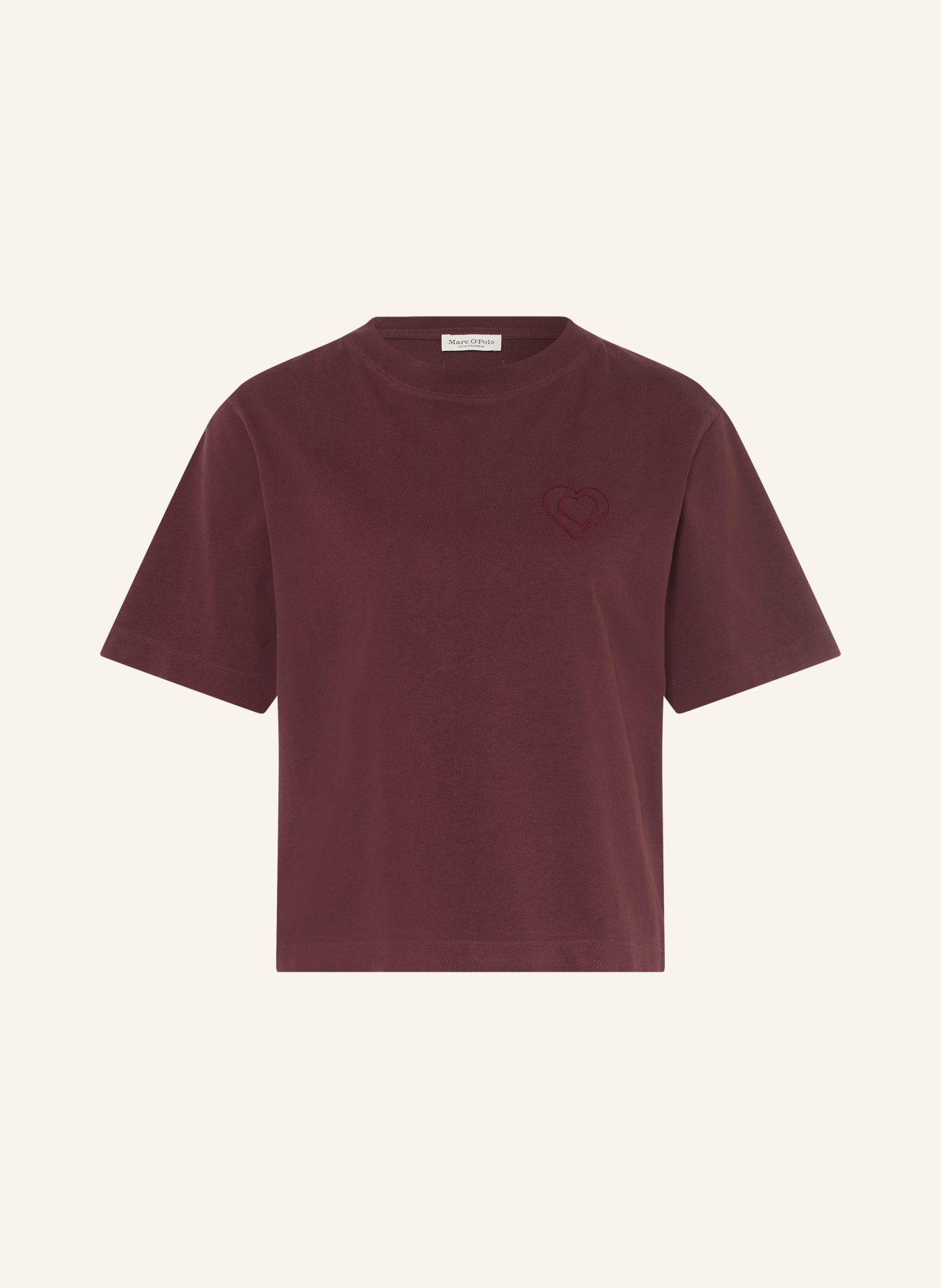 Marc O'Polo T-shirt: DARK RED