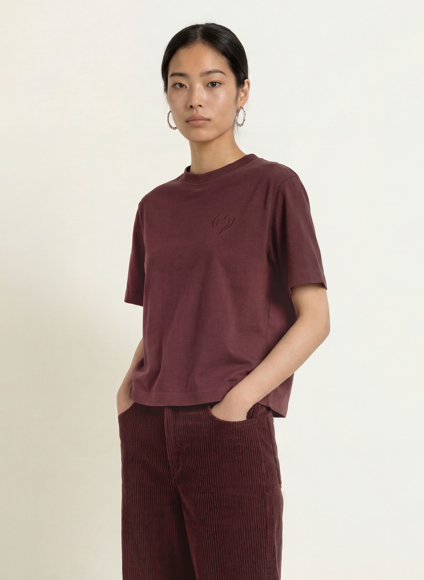 Marc O'Polo T-shirt: DARK RED
