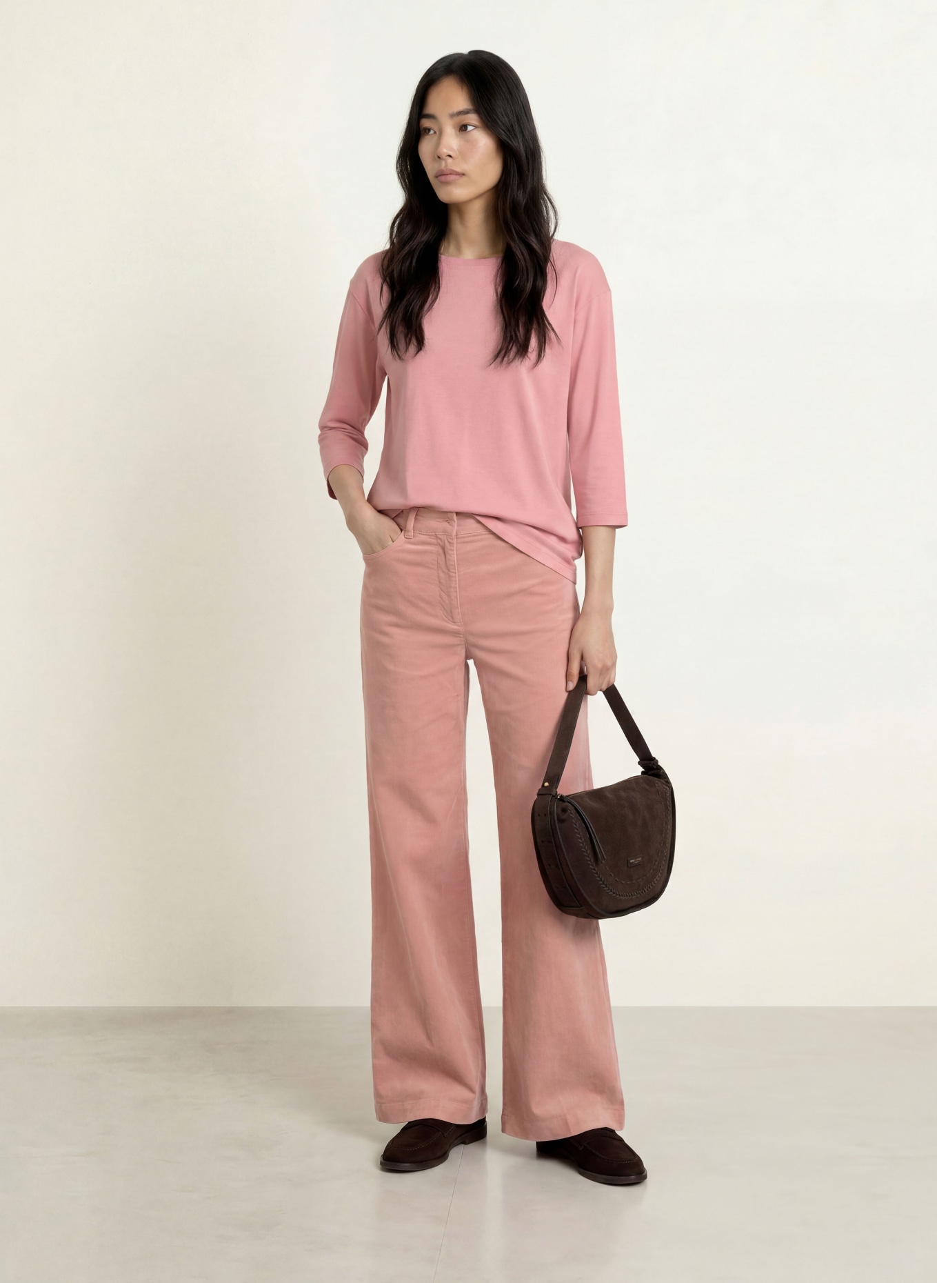 Marc O'Polo Shirt mit 3/4-Arm: ROSA