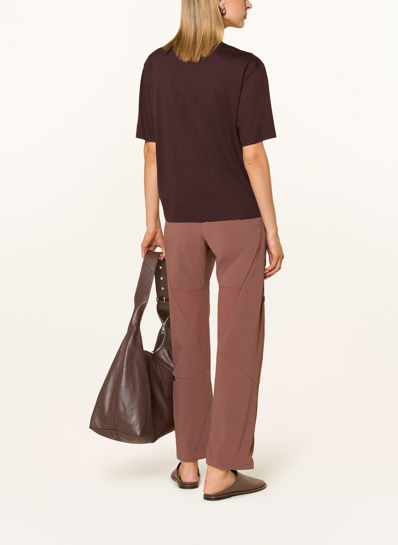 Marc O'Polo T-shirt: MARRON FONCÉ