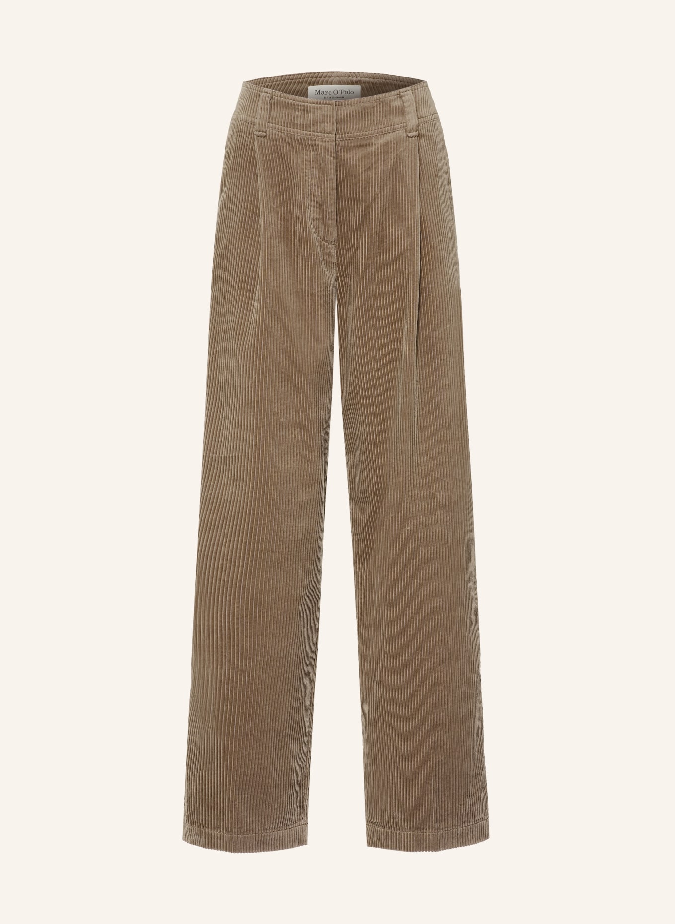 Marc O'Polo Marlenehose aus Cord: BEIGE