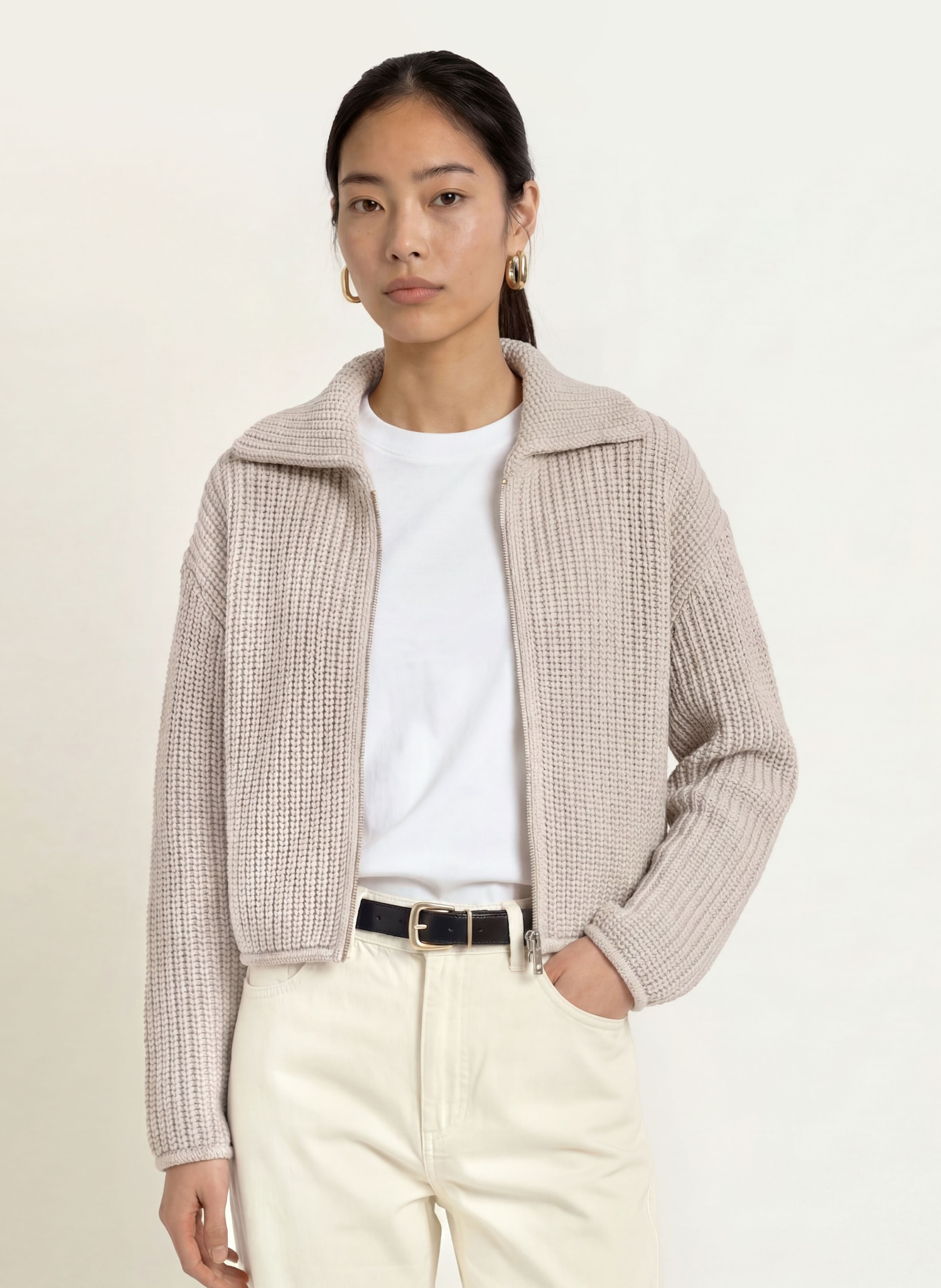 Marc O'Polo Strickjacke: CREME