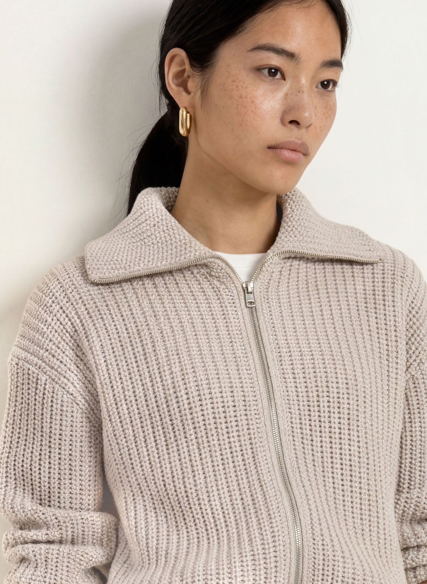 Marc O'Polo Strickjacke: CREME