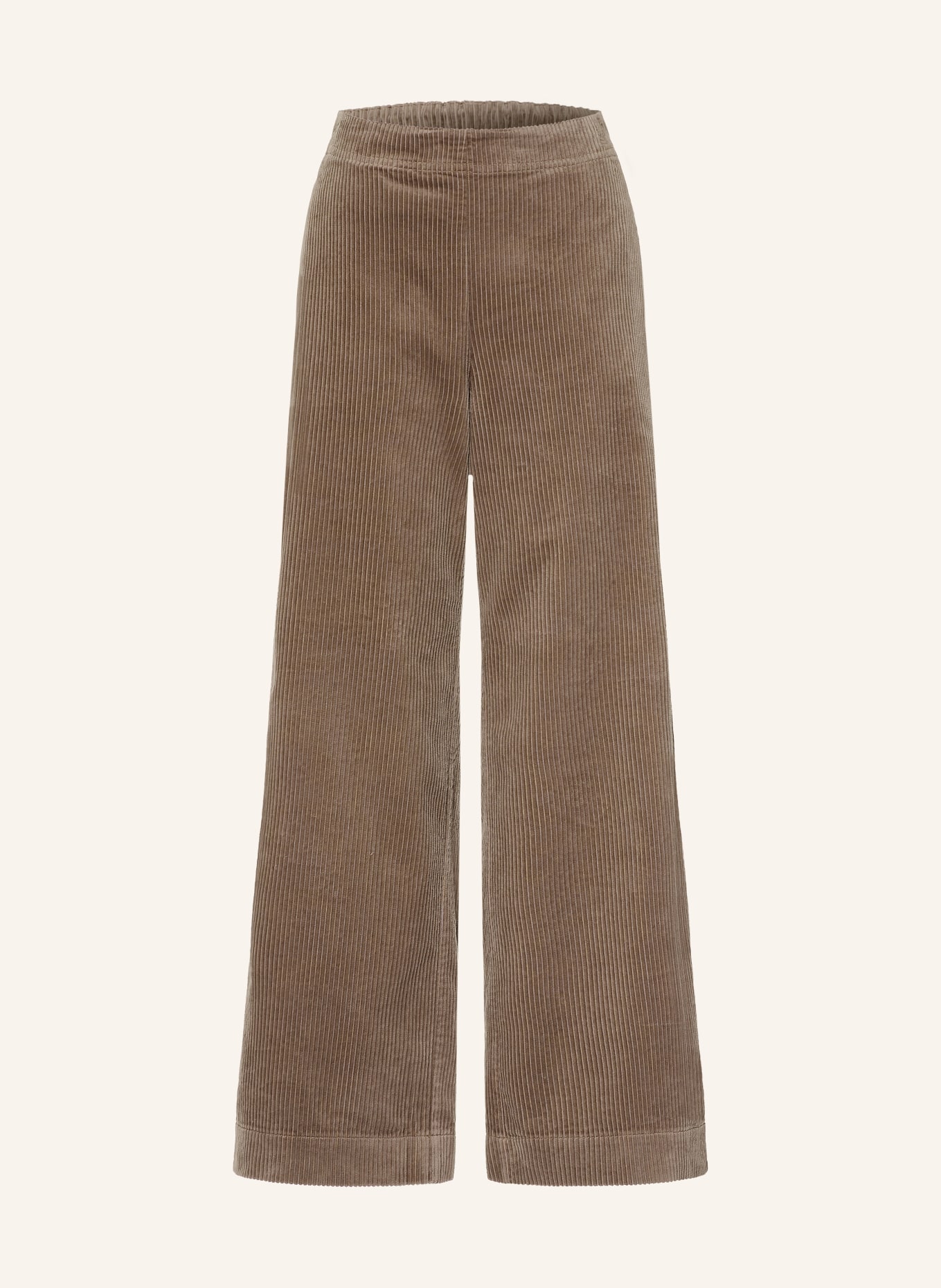 Marc O'Polo Pantalon palazzo en velours côtelé: BEIGE