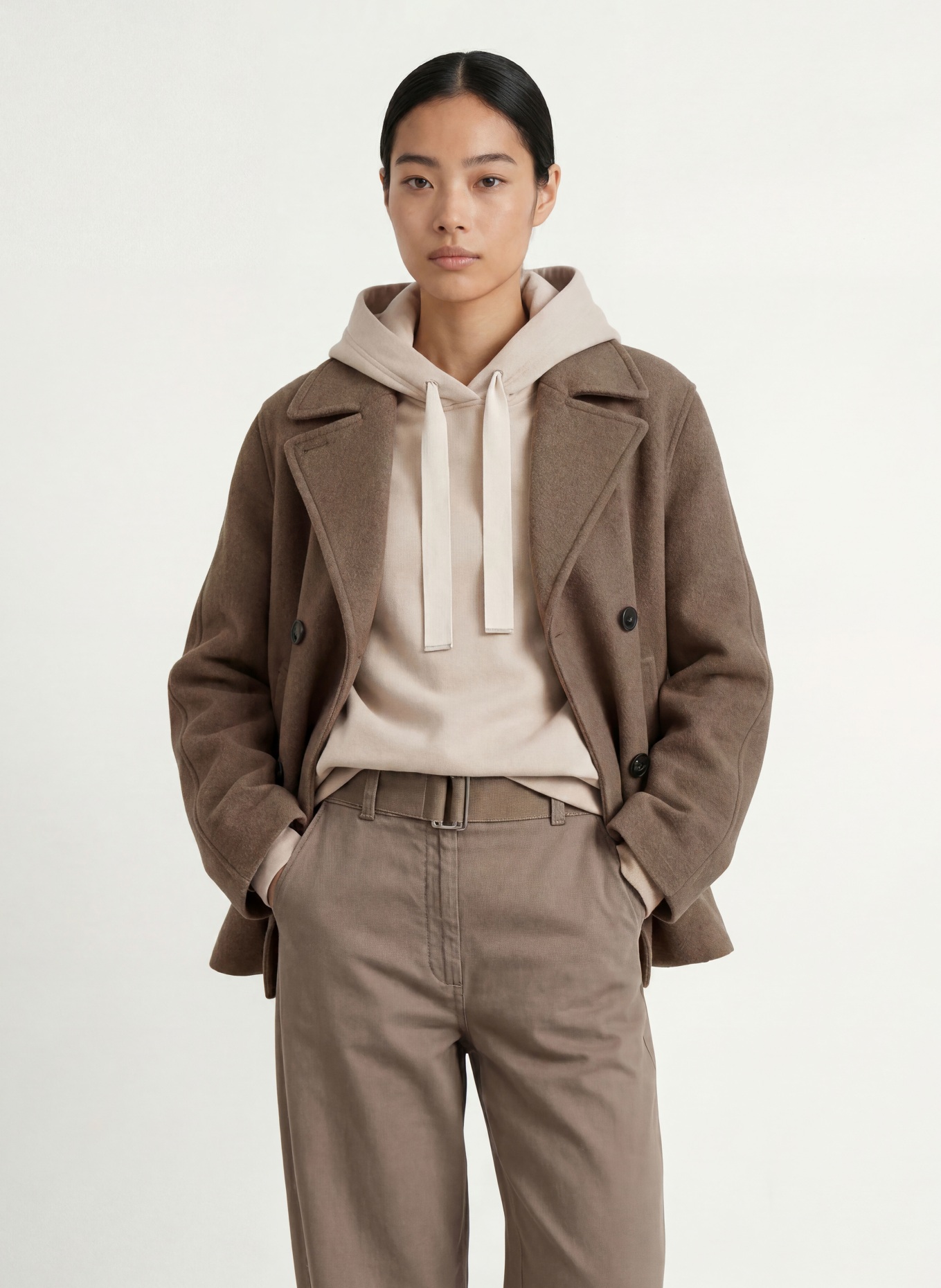 Marc O'Polo Jachetă tip caban: TAUPE