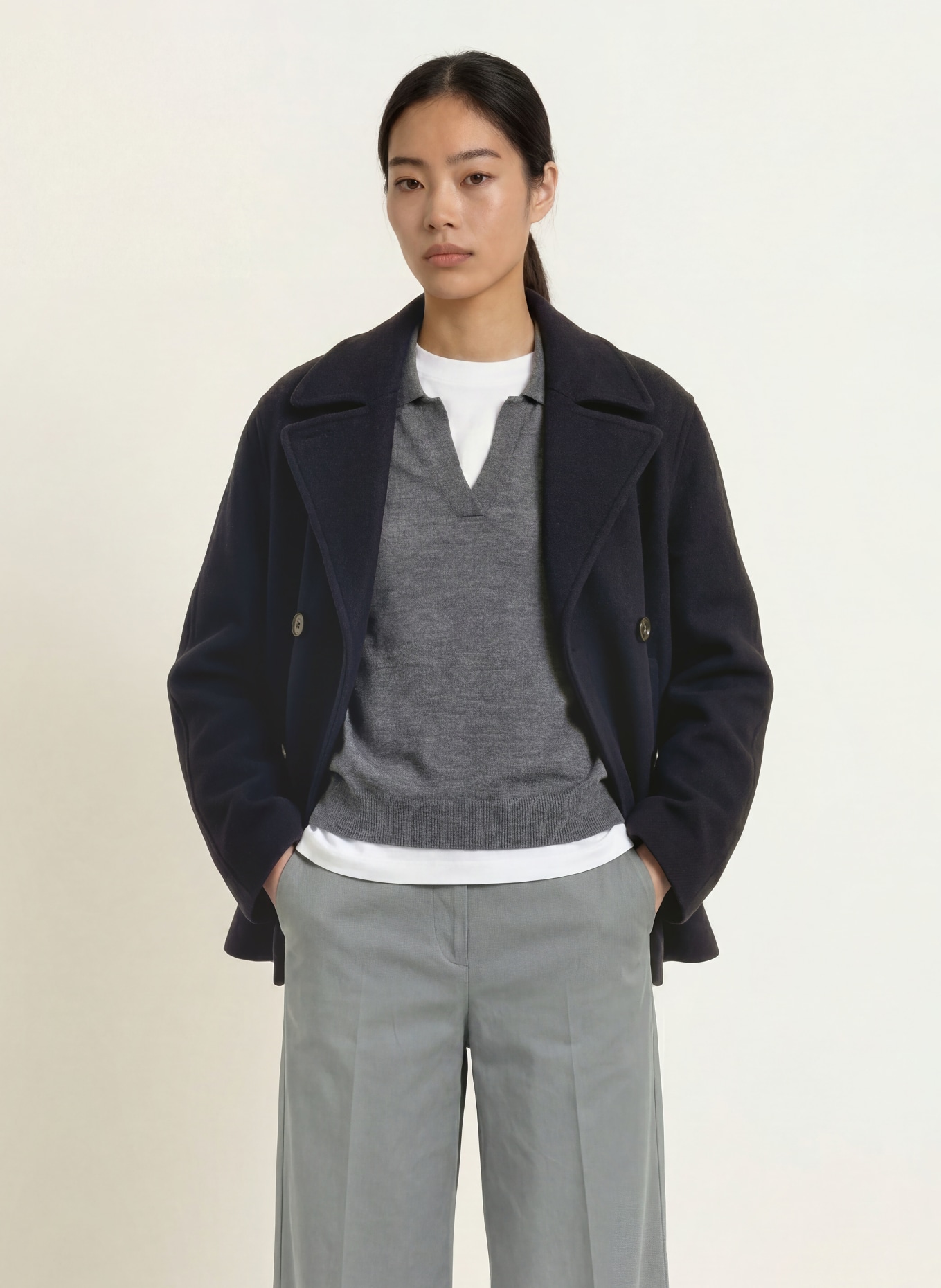 Marc O'Polo Pea coat: DARK BLUE