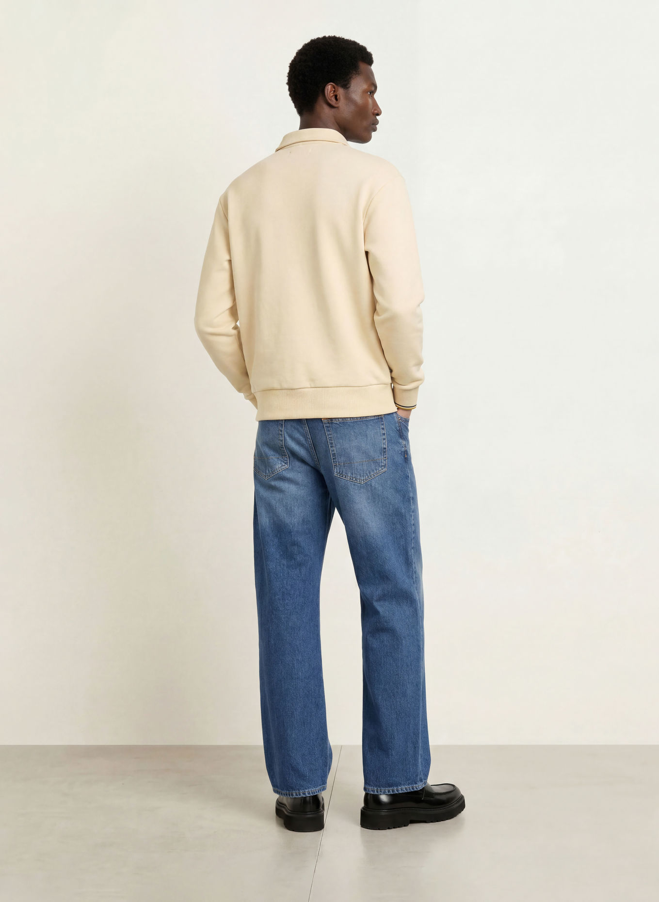 FRED PERRY Sweatshirt: BEIGE