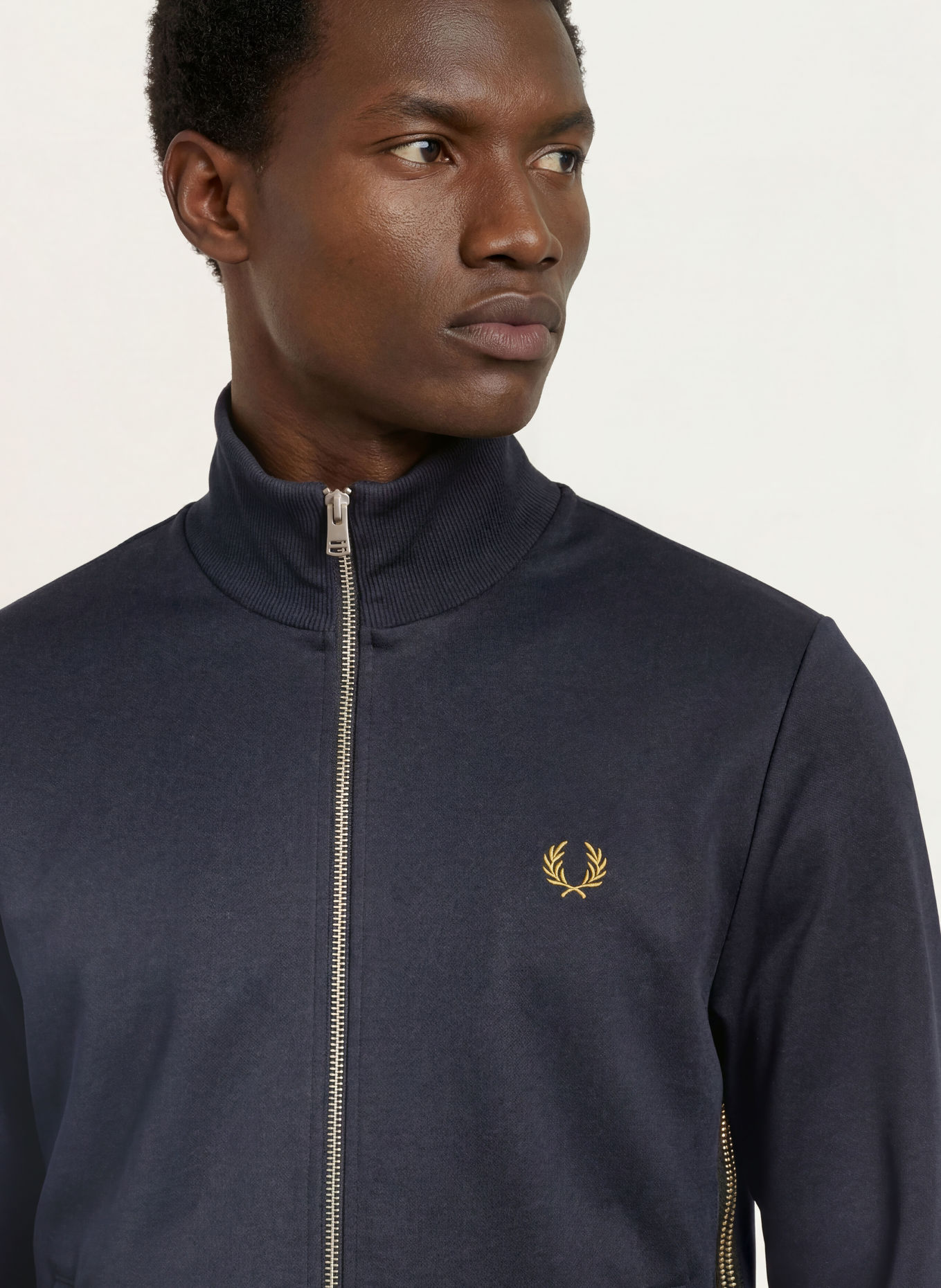 FRED PERRY Trainingsjas: DONKERBLAUW