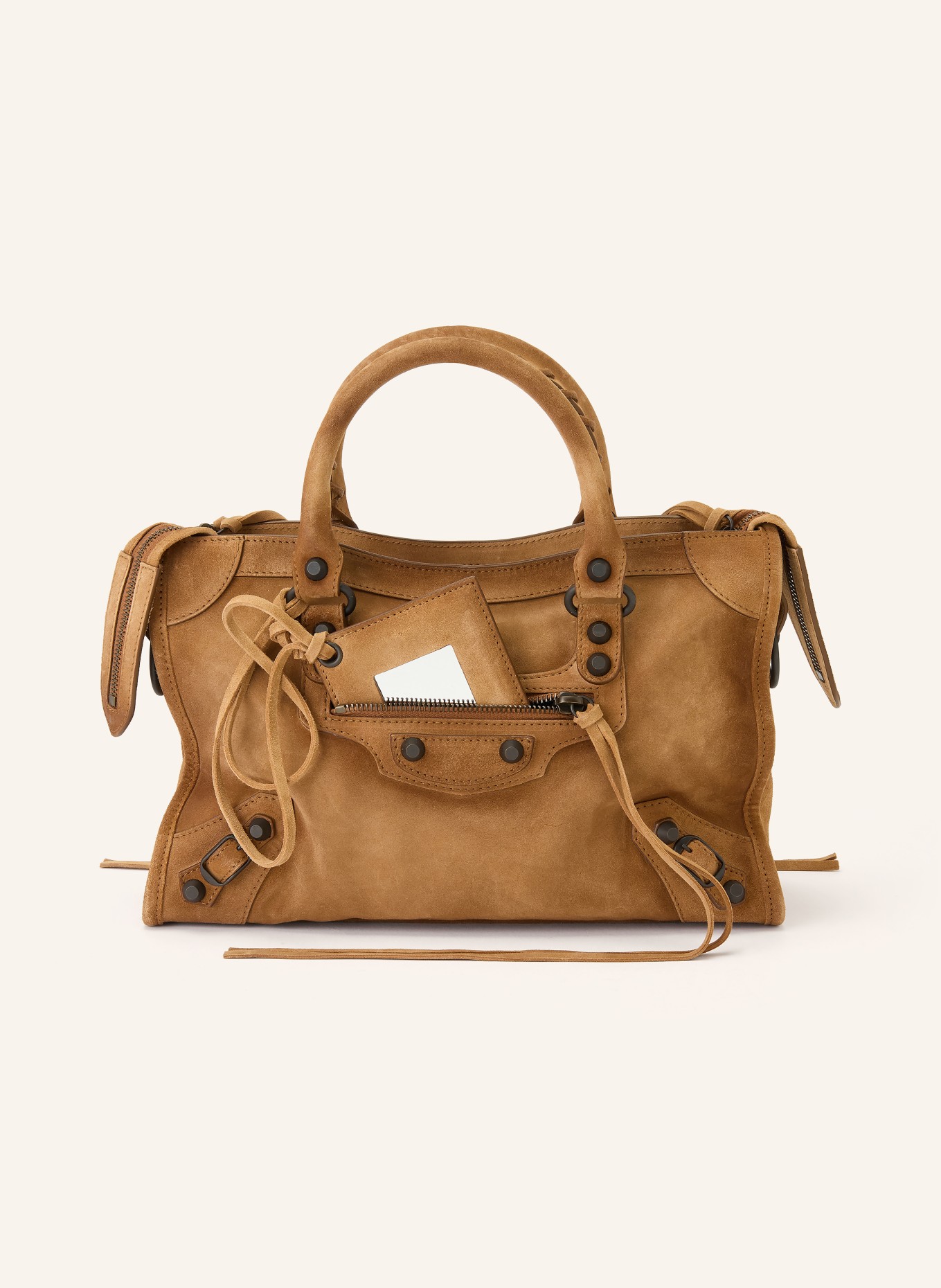 BALENCIAGA Handtasche LE CITY BAG SMALL: COGNAC / SCHWARZ