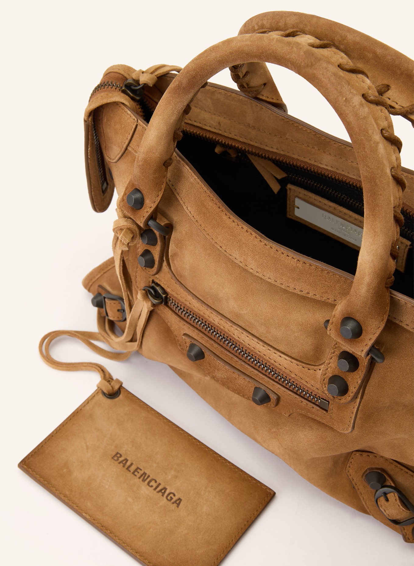 BALENCIAGA Handtasche LE CITY BAG SMALL: COGNAC / SCHWARZ