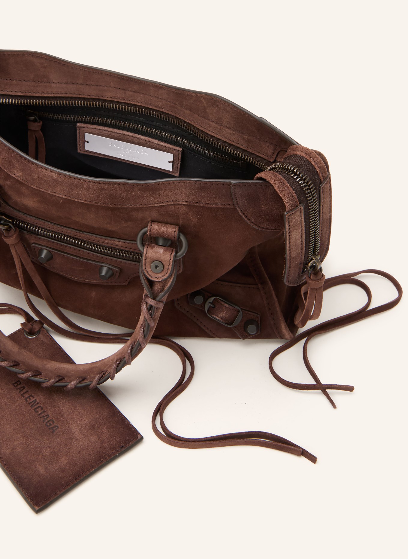 BALENCIAGA Torebka LE CITY BAG SMALL: CIEMNOBRĄZOWY