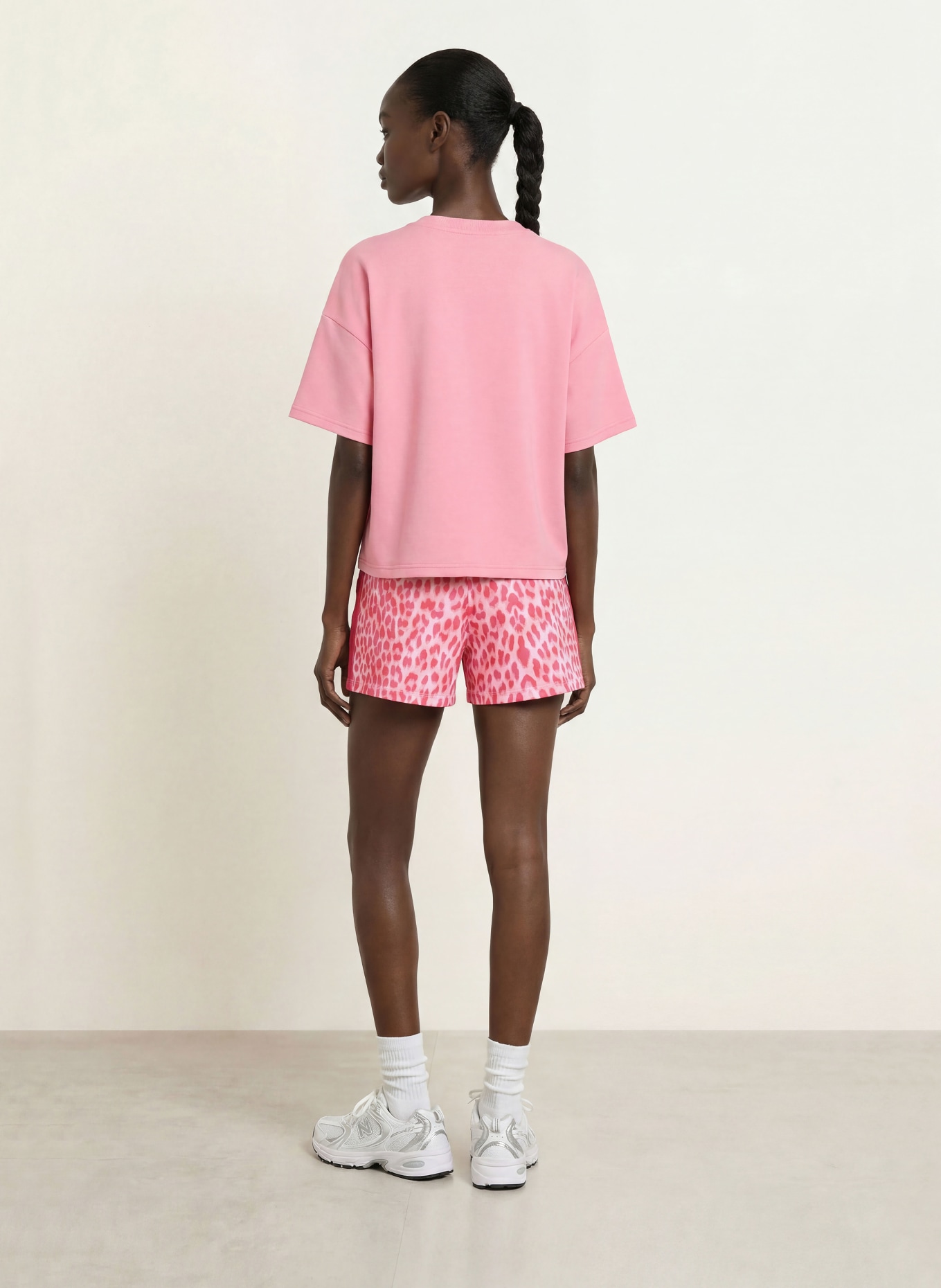OH APRIL Shorts KEAL mit Galonstreifen: PINK / ROSA