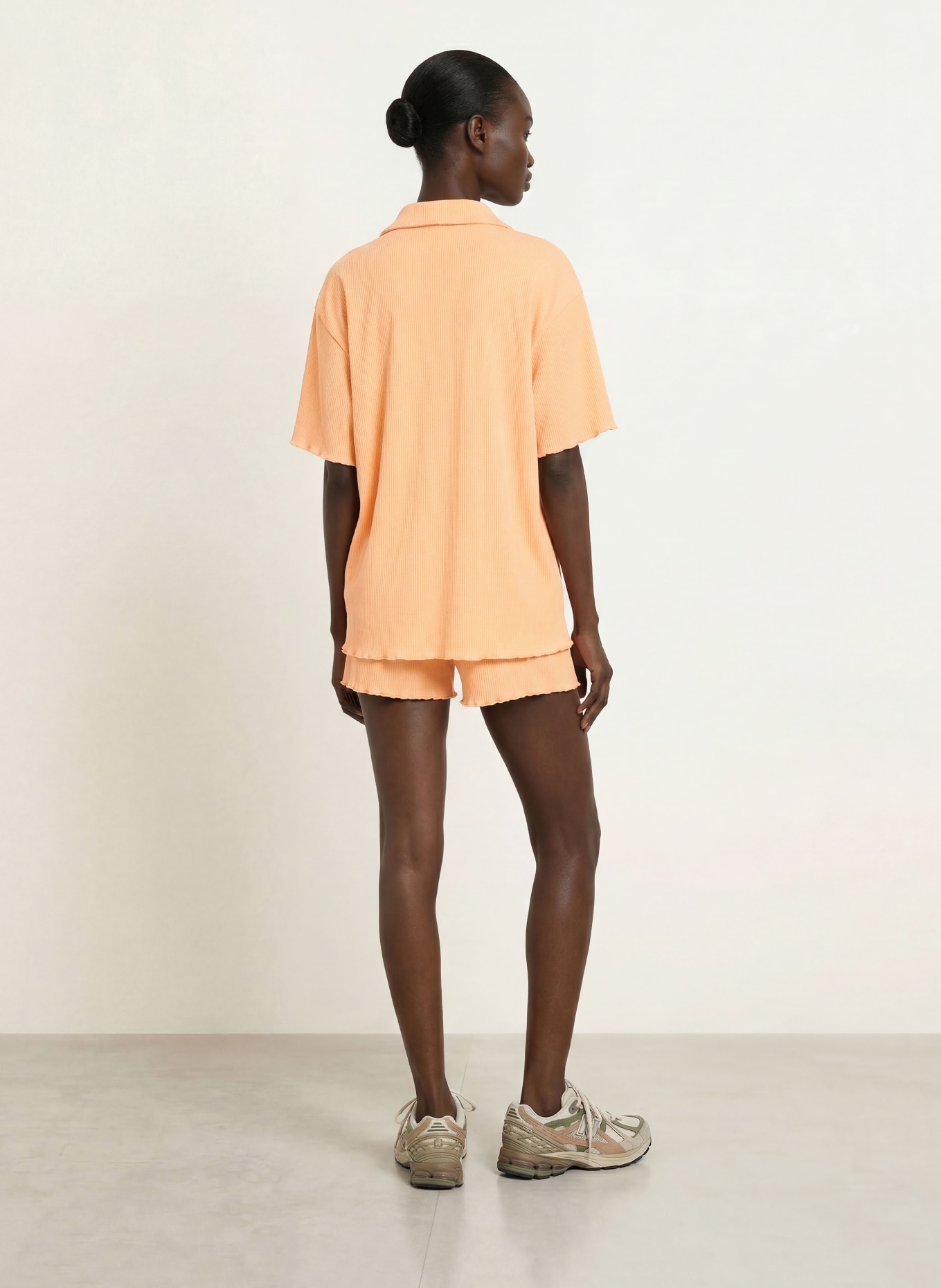OH APRIL Hemdbluse FLEUR aus Jersey: HELLORANGE
