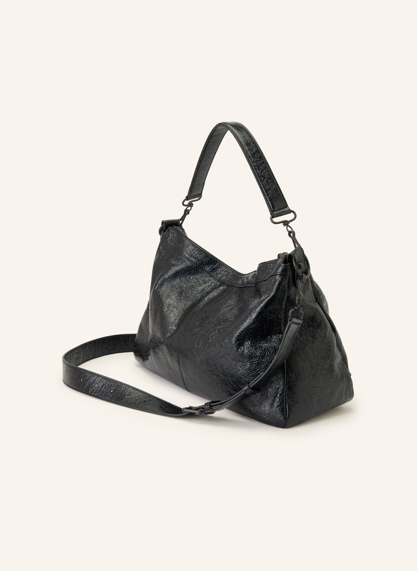 BALENCIAGA Handtasche LE CITY MOTO MEDIUM: SCHWARZ