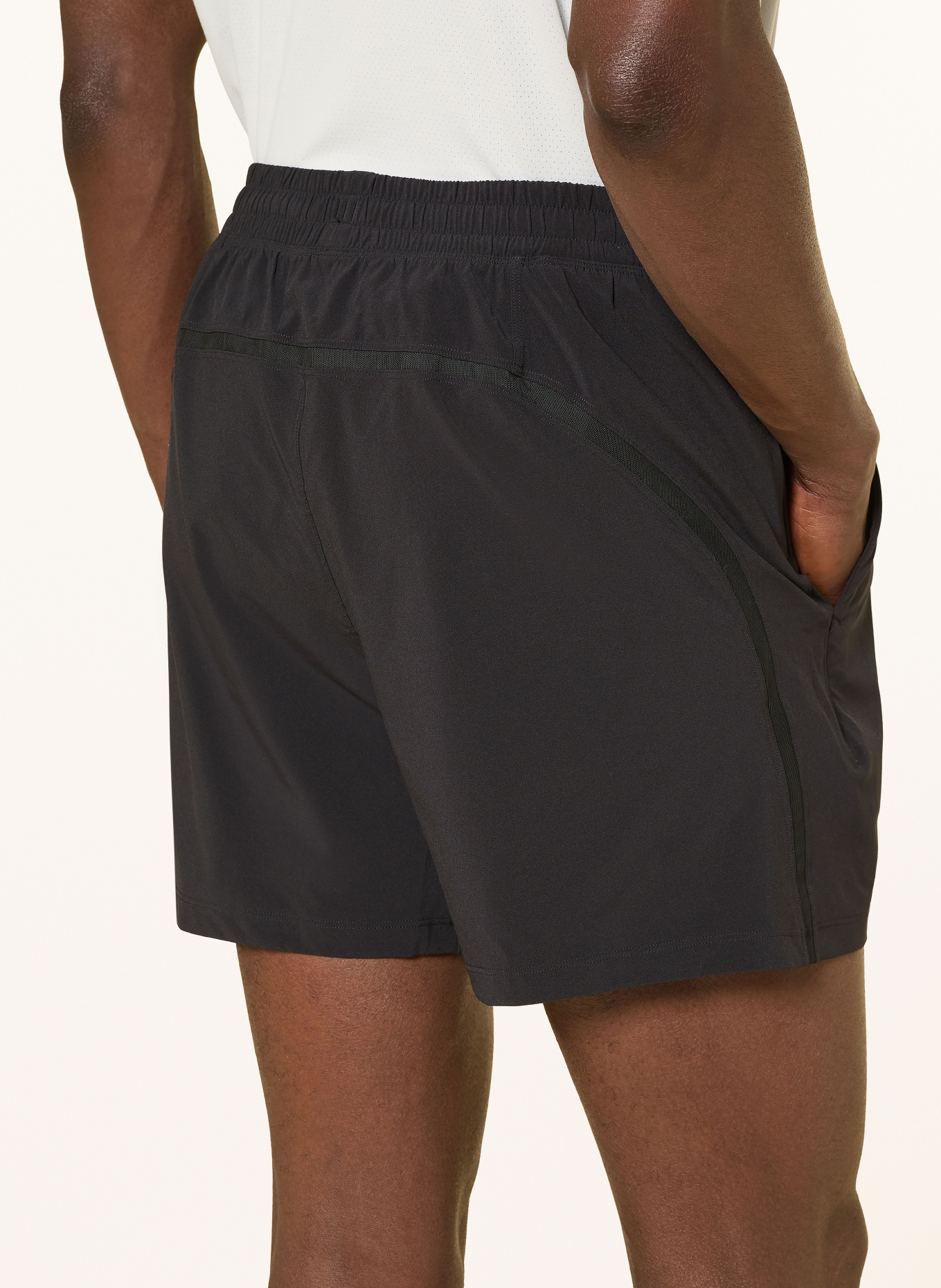 lululemon PACEBREAKER 2-in-1 training shorts: BLACK