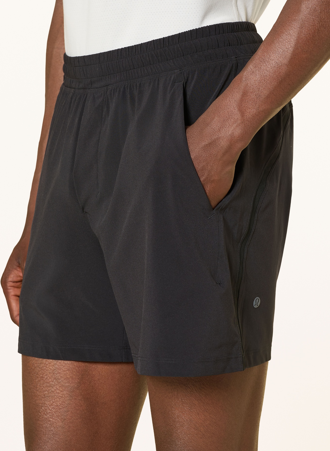 lululemon PACEBREAKER 2-in-1 training shorts: BLACK