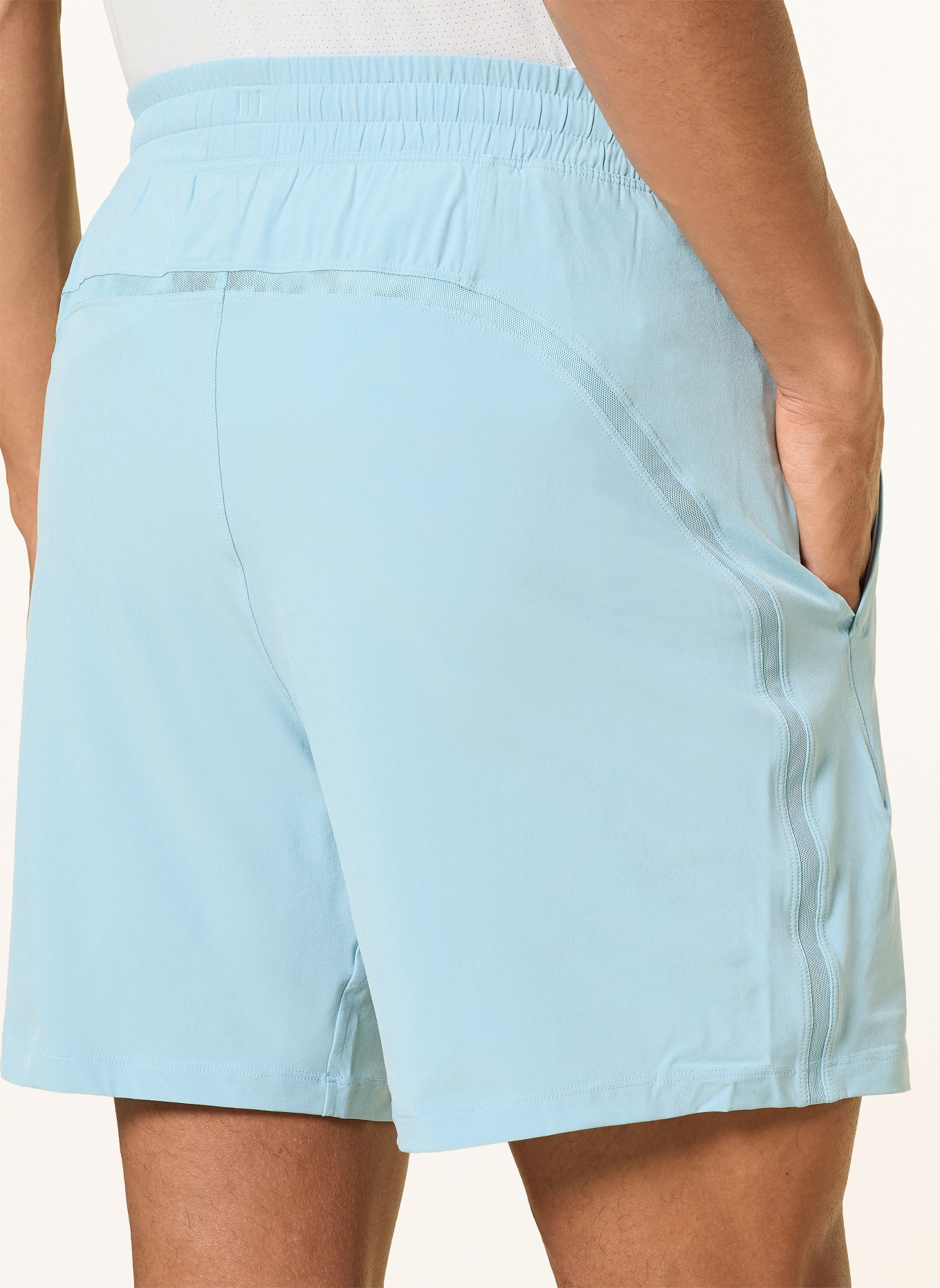 lululemon Szorty treningowe PACEBREAKER: JASNONIEBIESKI