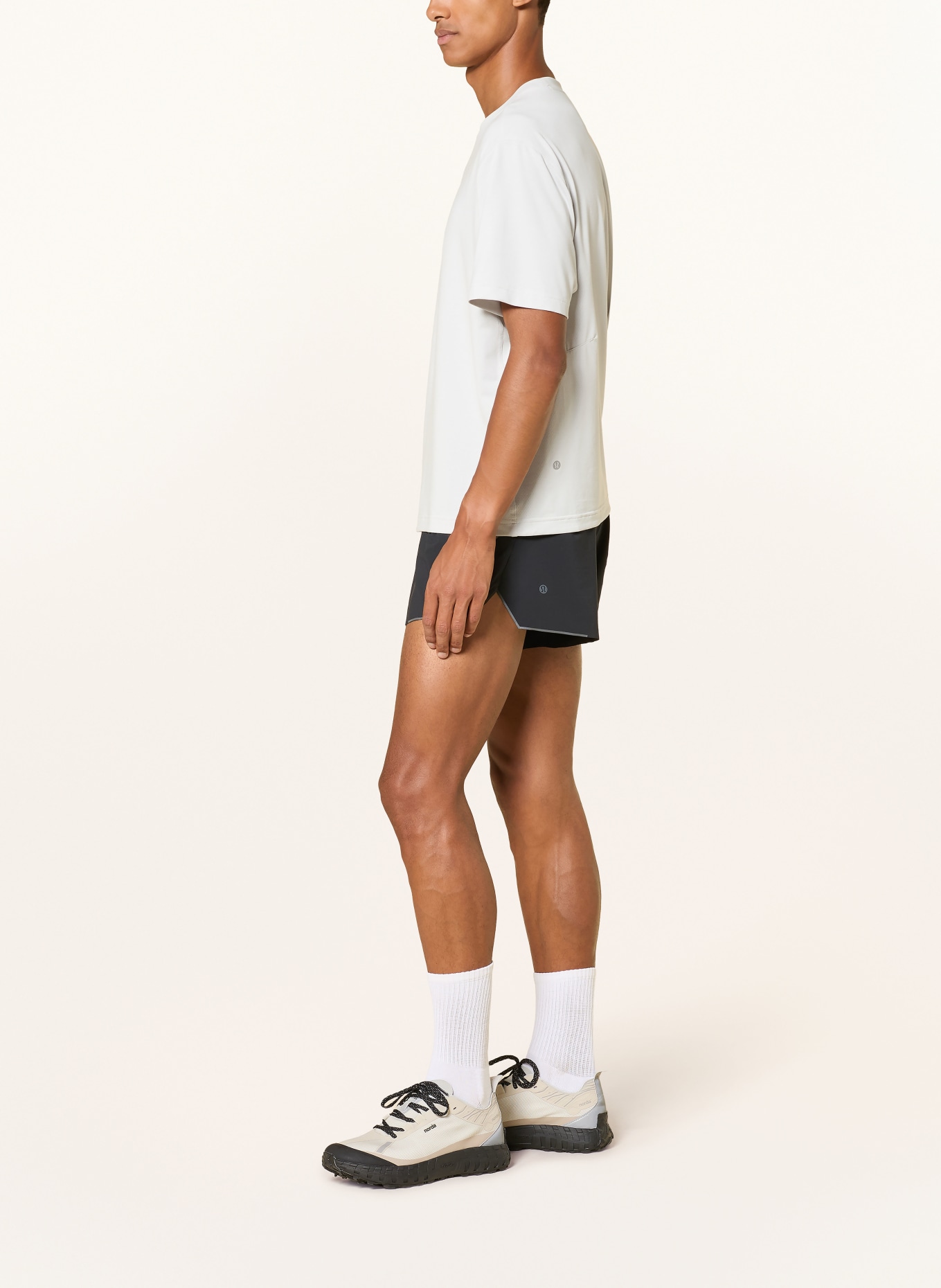 lululemon 2-in-1 trainingsshort FAST AND FREE SPLIT: ZWART