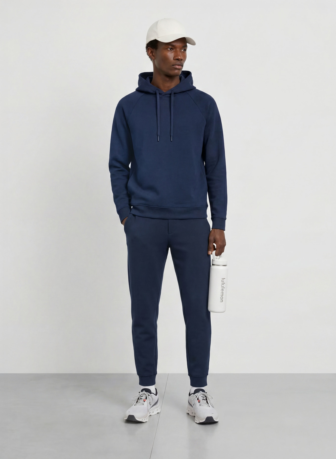 lululemon Pantalon en molleton SMOOTH SPACER: BLEU FONCÉ