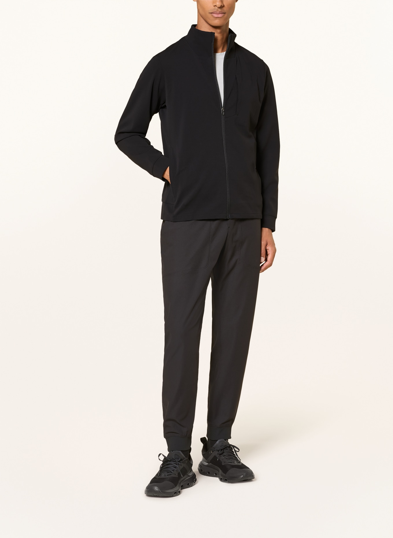 lululemon Bluza rozpinana SOJOURN: CZARNY