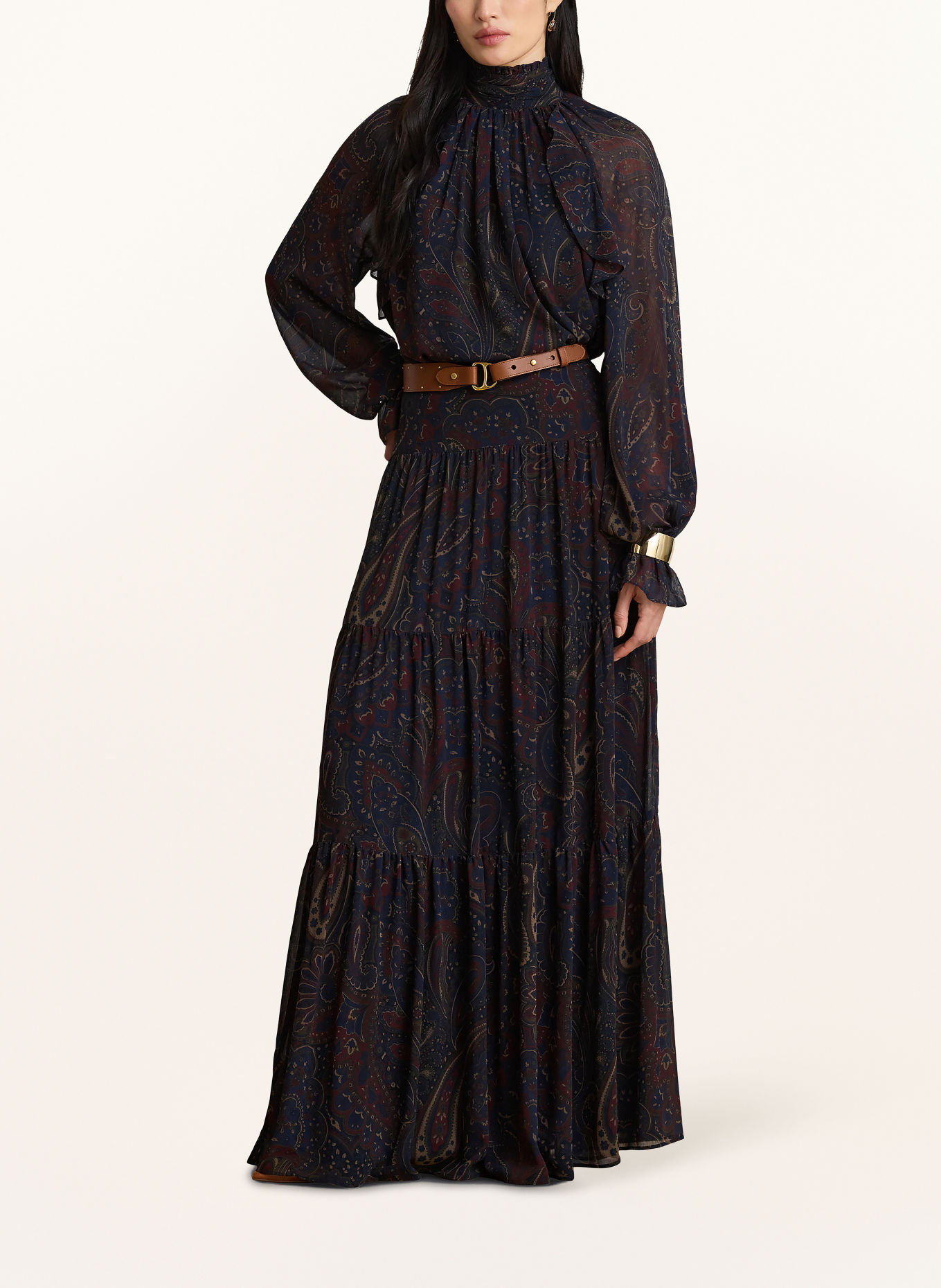 LAUREN RALPH LAUREN Rock: DUNKELBLAU / DUNKELROT / KHAKI