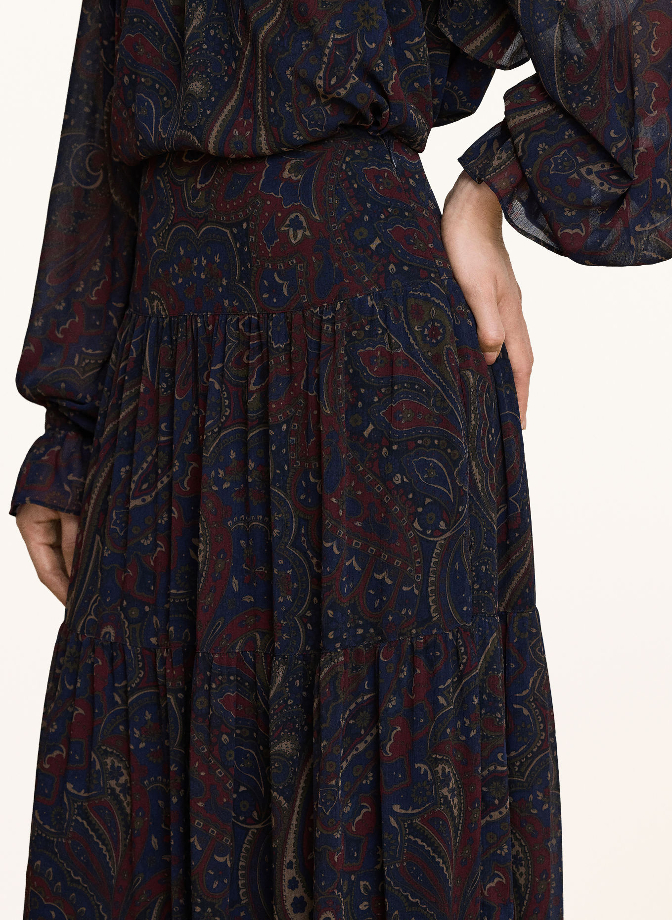 LAUREN RALPH LAUREN Rock: DUNKELBLAU / DUNKELROT / KHAKI