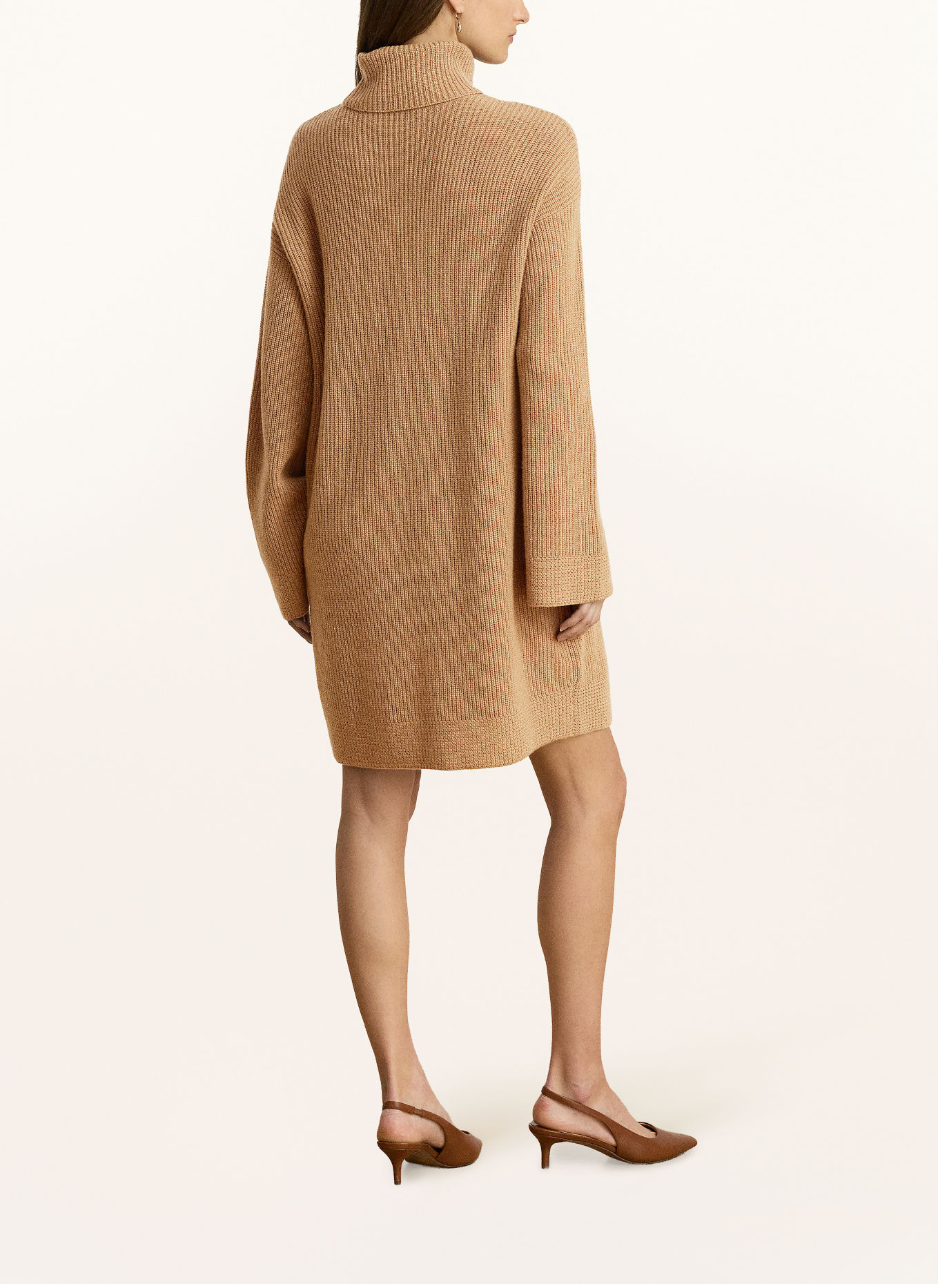 LAUREN RALPH LAUREN Knit Dress: CAMEL